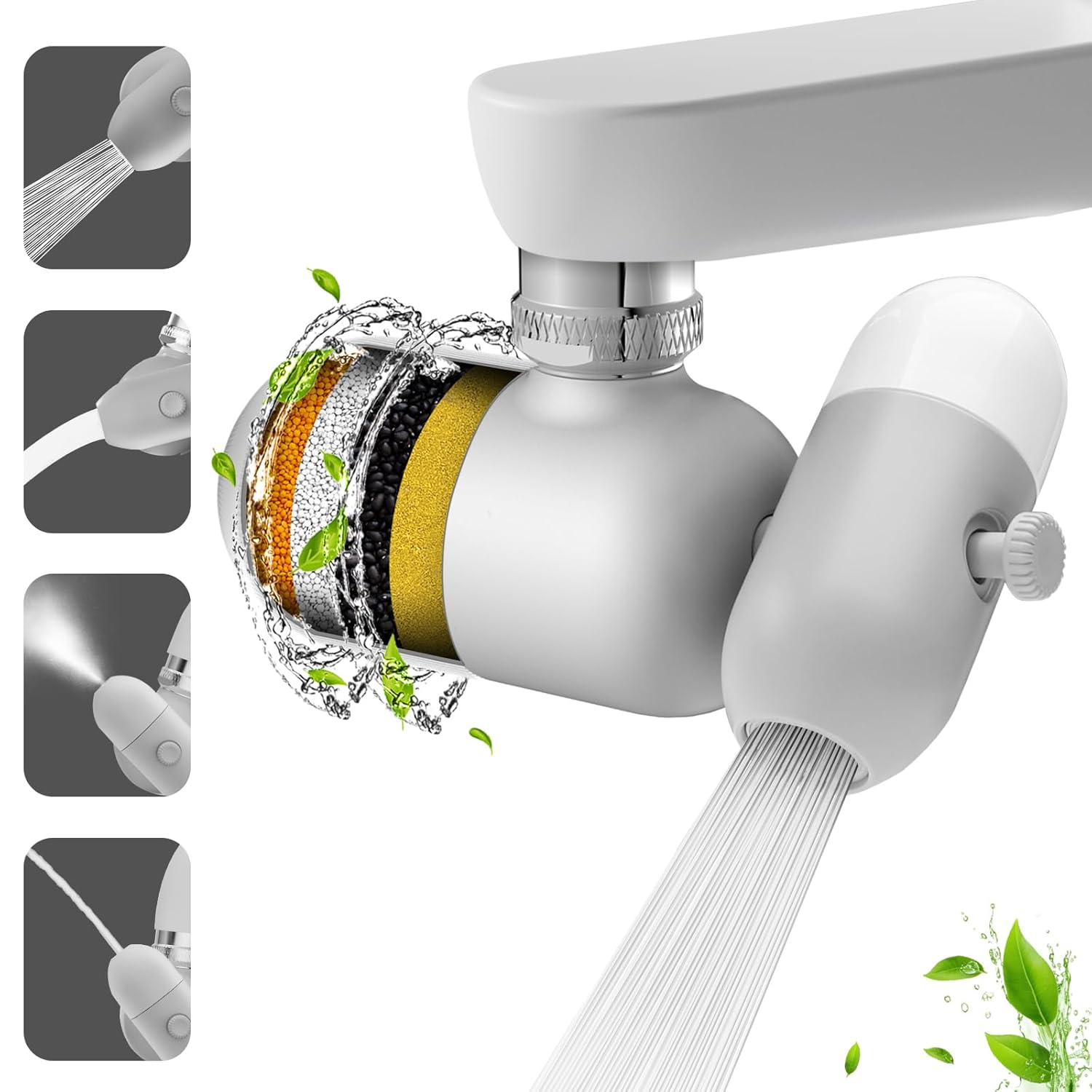 LIVTOR 4-Mode Kitchen Faucet Filter