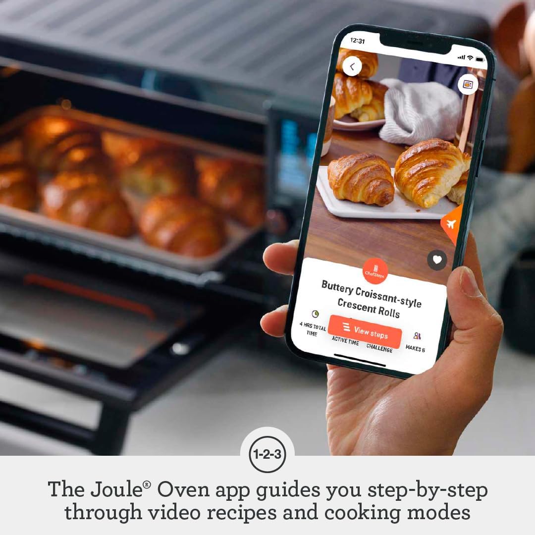Breville BOV950BSS Joule Smart Oven Air Fryer Pro Countertop Oven, Brushed Stainless Steel view 3