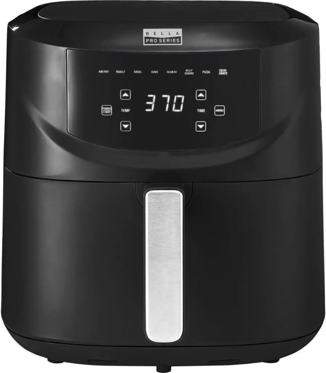 Bella PRO 8 Qt Touchscreen Air Fryer with Divided Basket