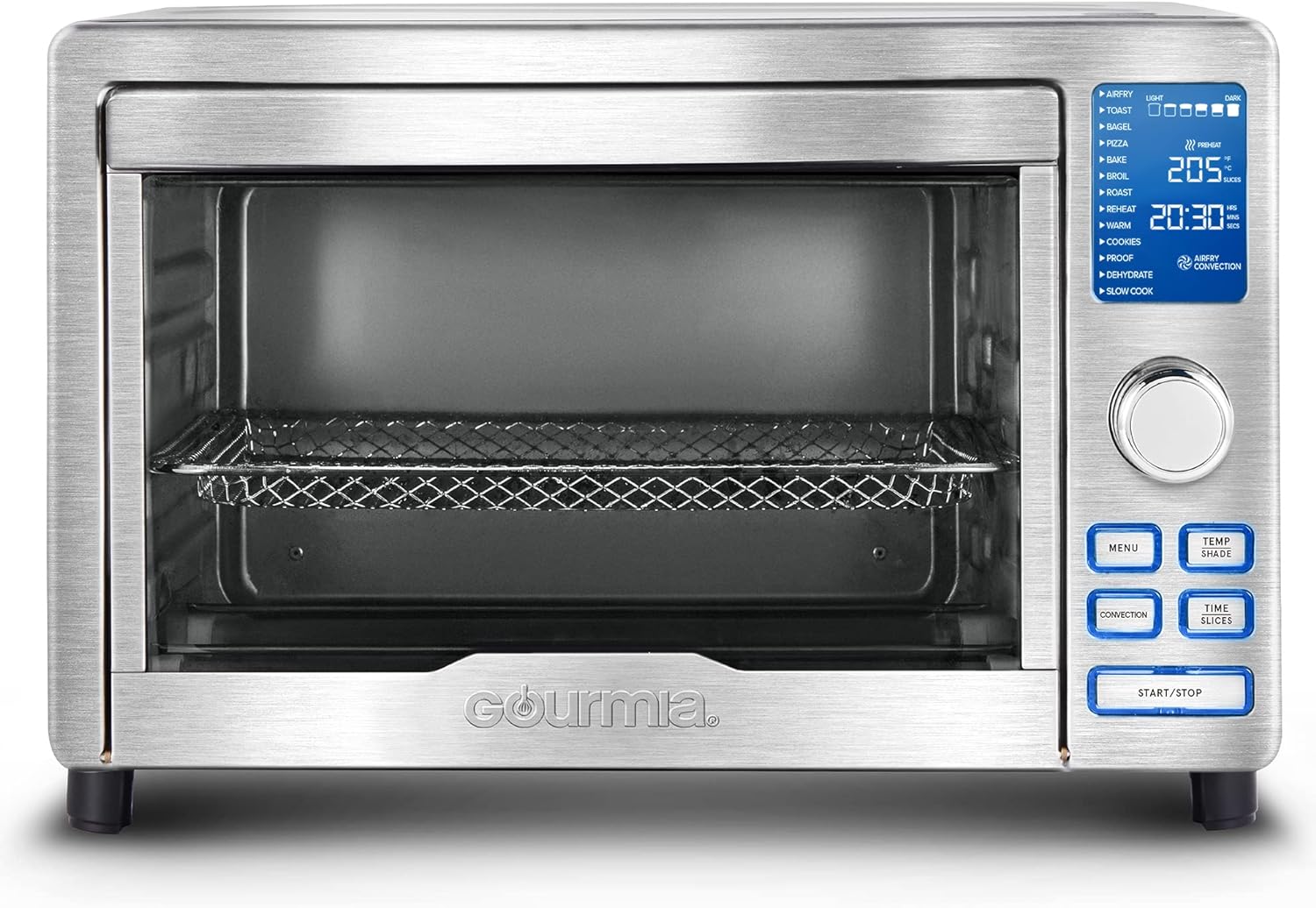 Gourmia Digital Stainless Steel Toaster Oven Air Fryer – Stainless Steel