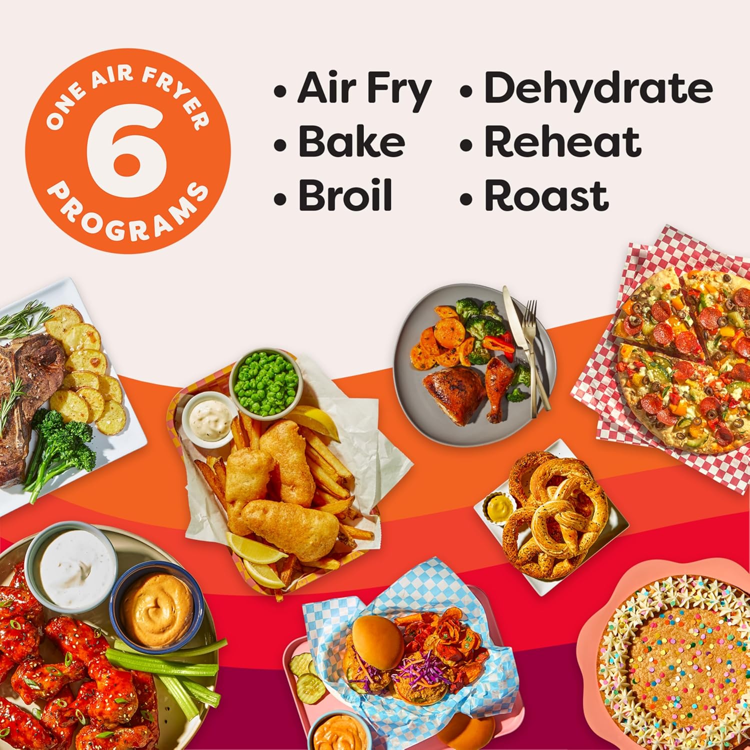 Instant Pot 6QT VORTEX Plus Air Fryer, 6 in 1, Air Fry, Broil, Dehydrate, Cri... view 2