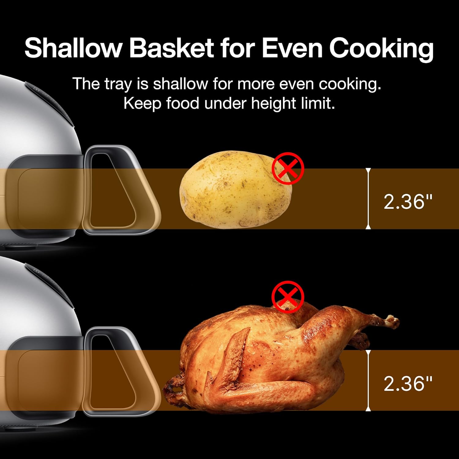 Typhur Dome 2 AI Upgraded Air Fryer, Extra Large Airfryer with Superior Airfl... view 3