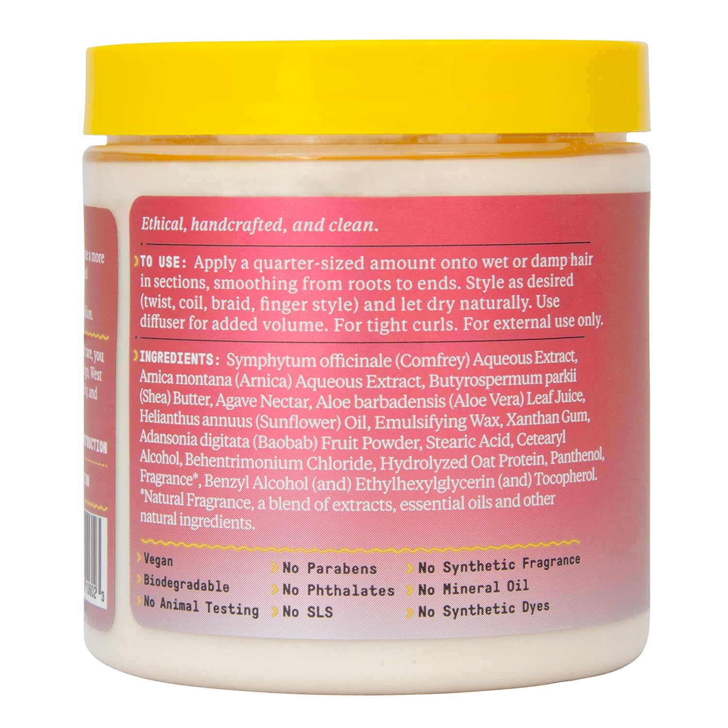 Alaffia Beautiful Curls Styling Cream for Tight Curls, Nourishing Shea Butter Curl Cream view 3