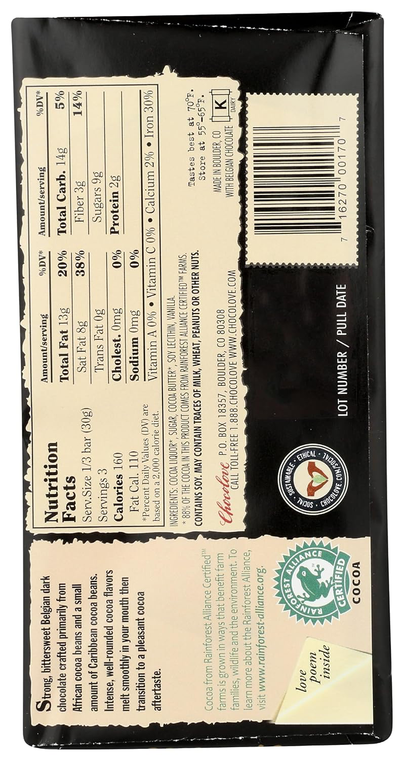 Alter Eco Classic Blackout Dark Chocolate 85% view 2