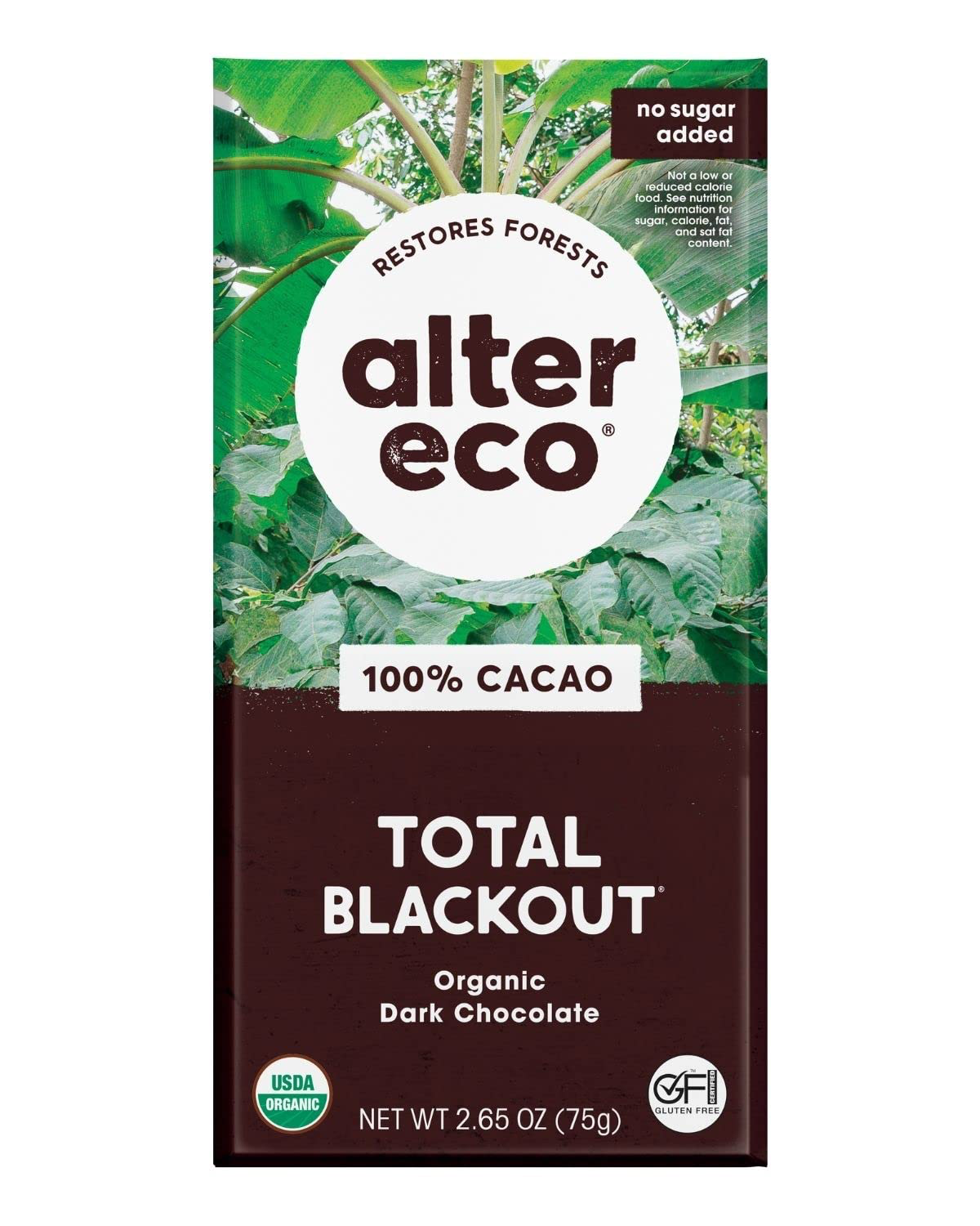 Alter Eco Total Blackout 100% Dark Chocolate