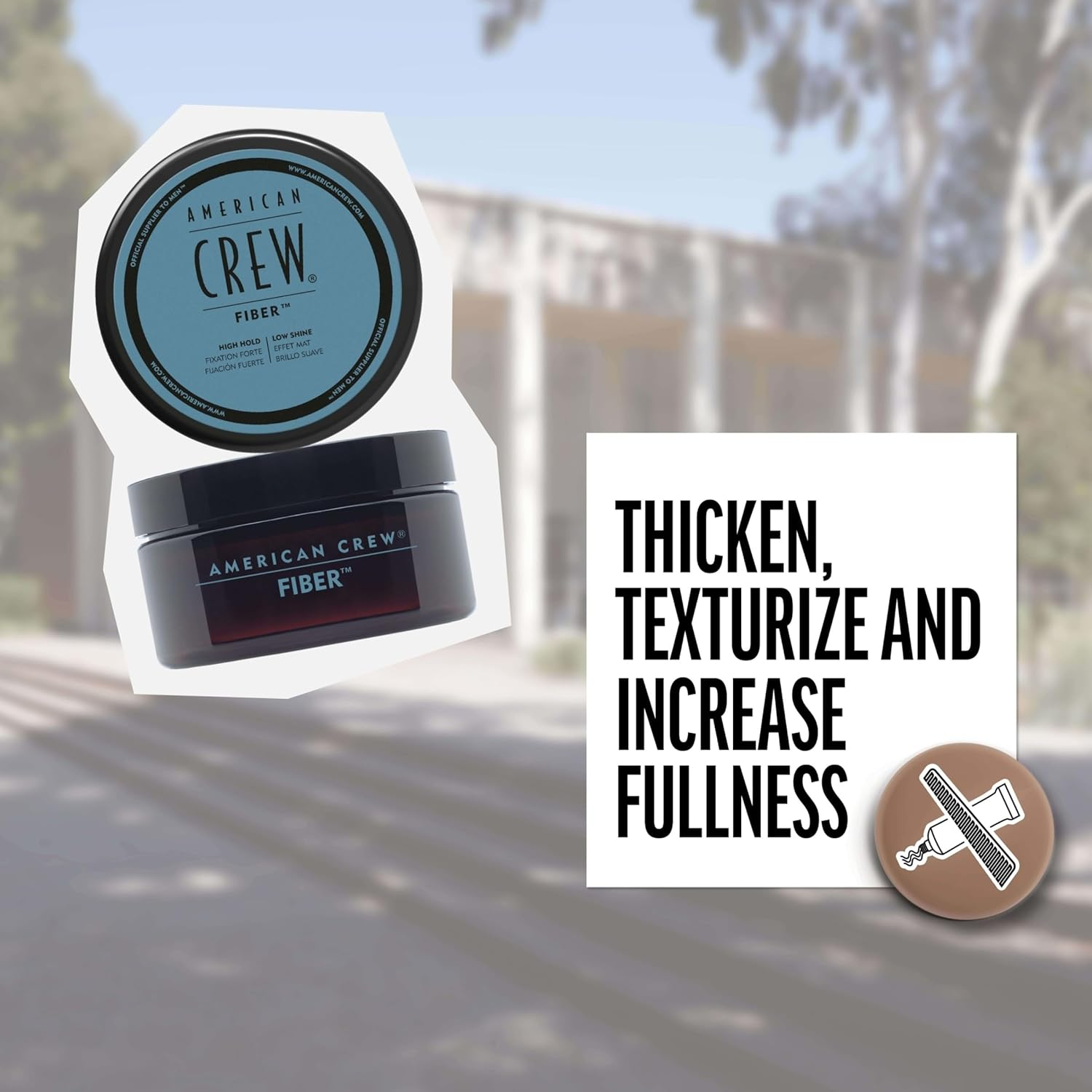 American Crew Men's Hair Fiber, Like Hair Gel with High Hold & Low Shine view 4