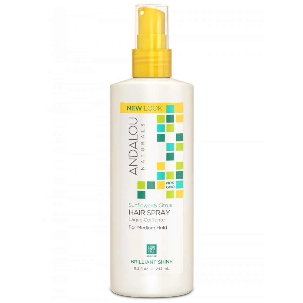 Andalou Naturals Medium Hold Hair Spray Sunflower and Citrus