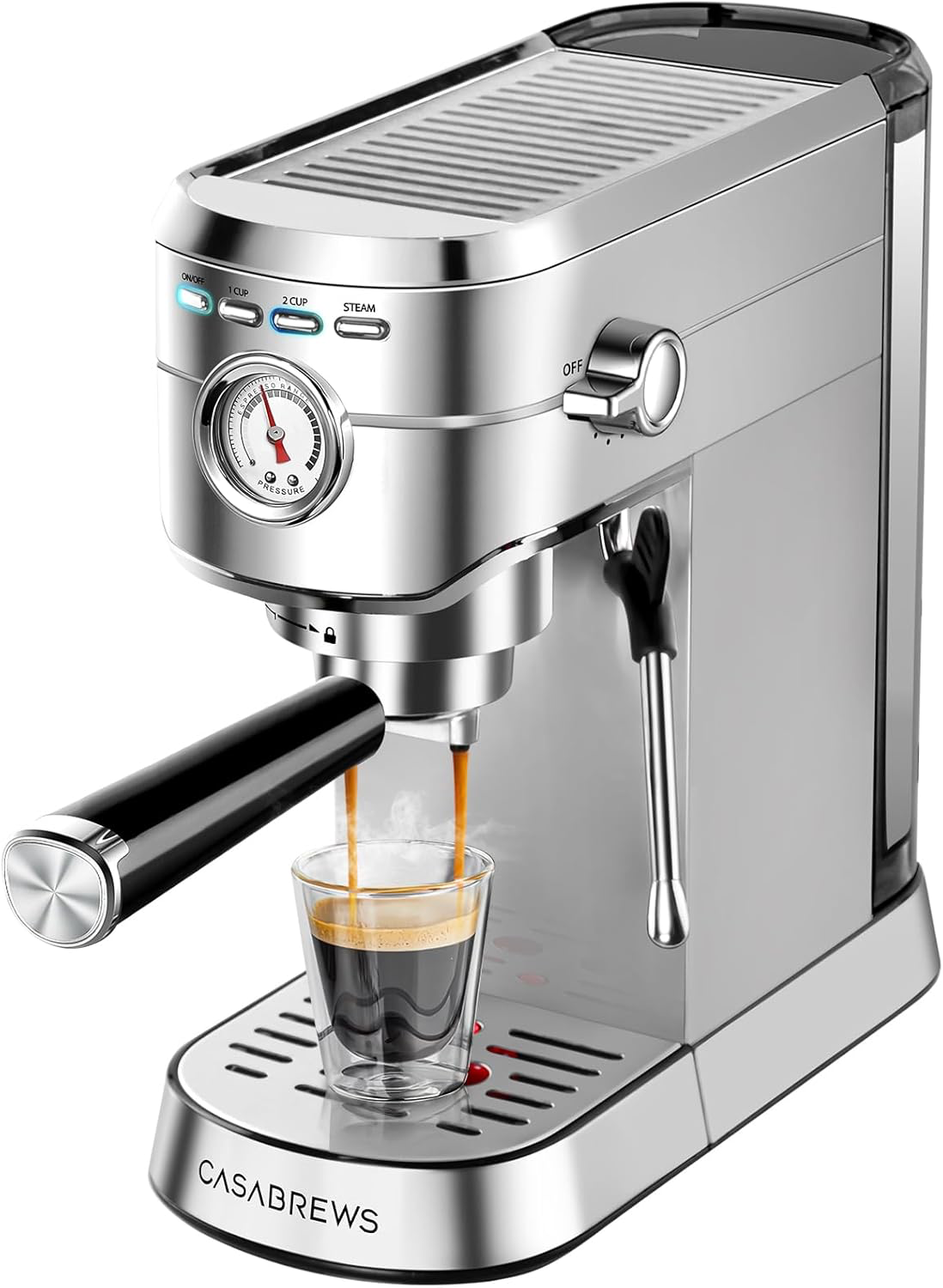 CASABREWS Espresso Machine with Milk Frother