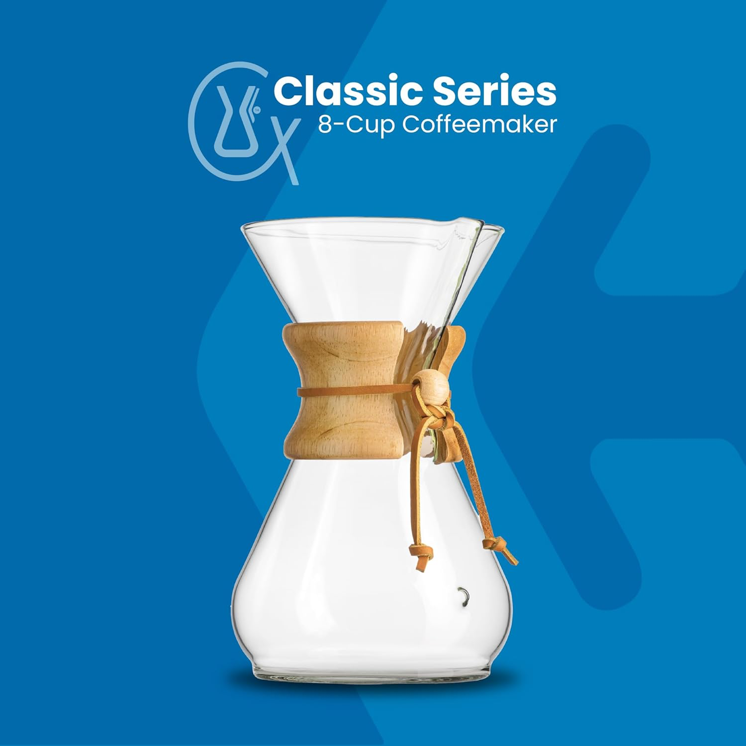 Chemex Pour-Over Glass Coffeemaker - 8 Cup view 2
