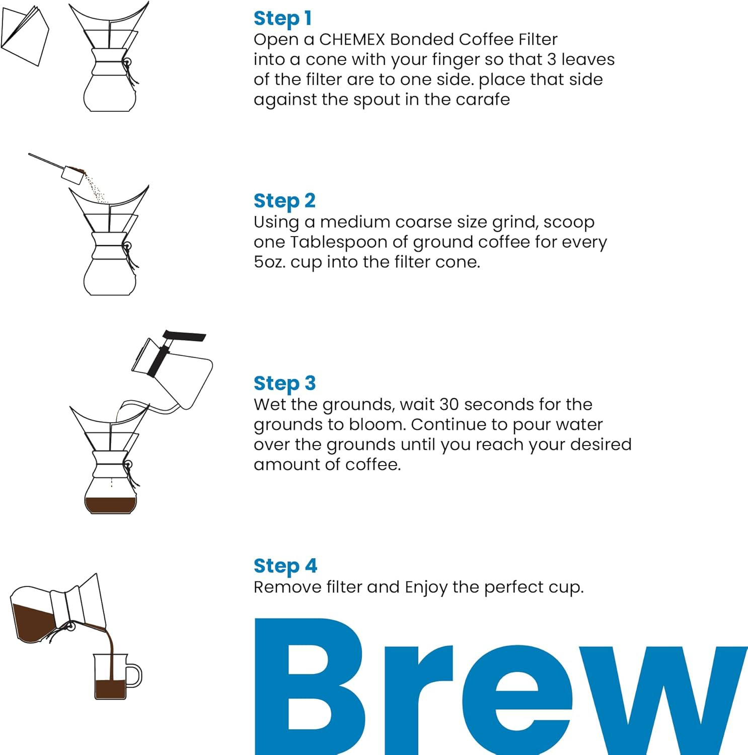 Chemex Pour-Over Glass Coffeemaker - 8 Cup view 4