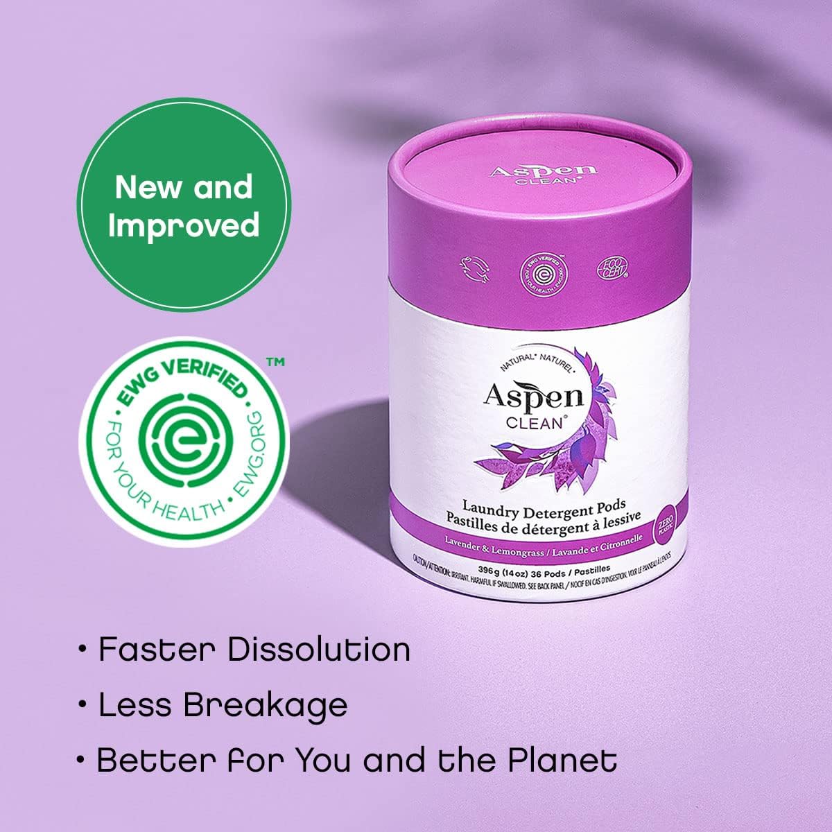 AspenClean Lavender Laundry Pods view 2