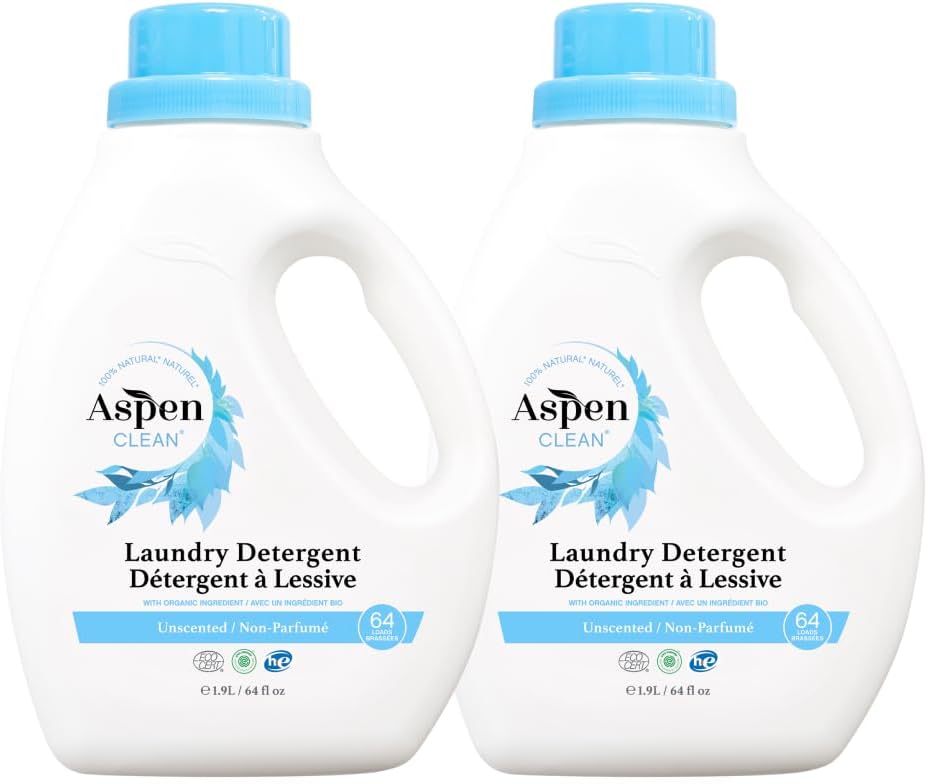 AspenClean Natural Laundry Detergent Unscented