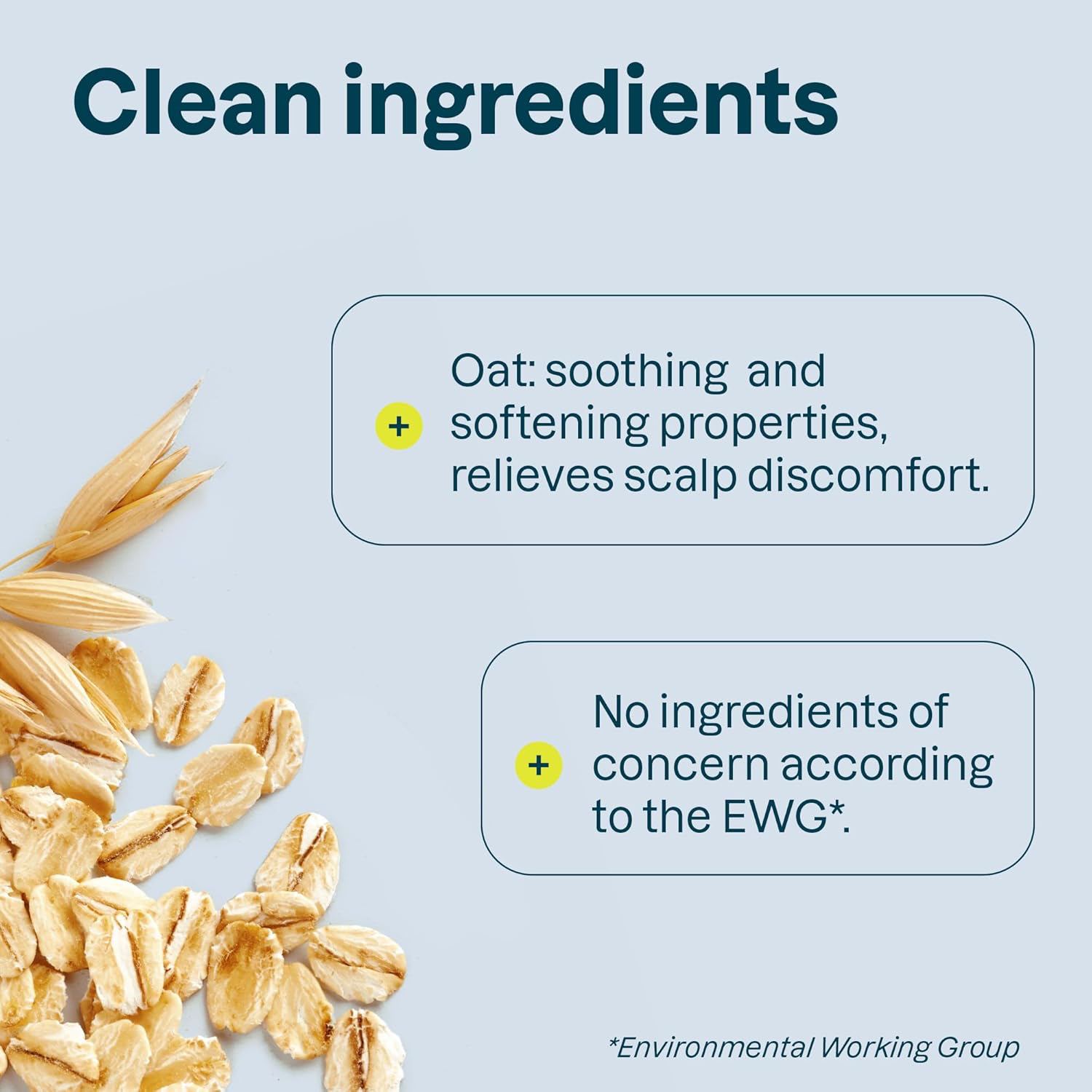 ATTITUDE Hair Shampoo for Sensitive Dry Scalp, EWG Verified, Soothing Oat, For Thin Hair, Naturally Derived Ingredients, Vegan and Plant-Based, Volume and Shine, Unscented, 32 Fl Oz view 3