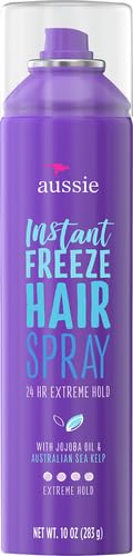 Aussie Instant Freeze Hairspray with Jojoba Oil & Sea Kelp, 10.0 oz view 2