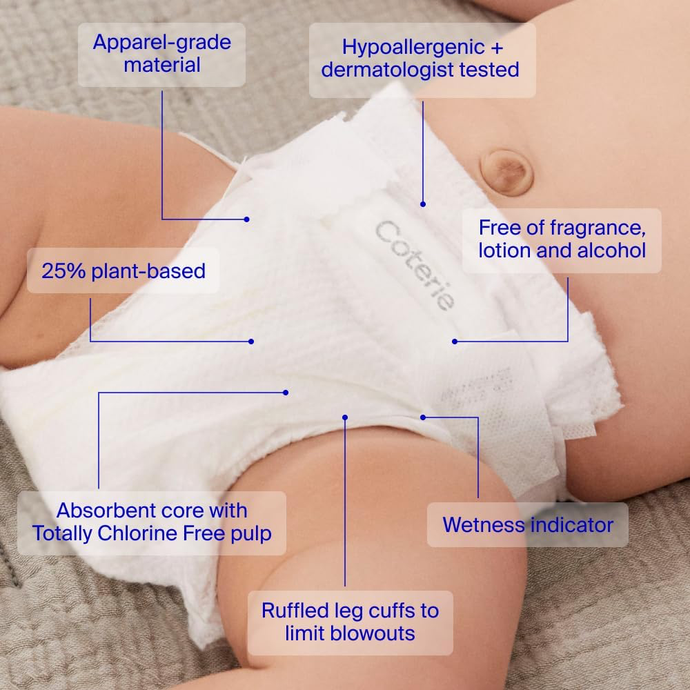 Coterie Newborn Kit - Diapers & Wipes view 3