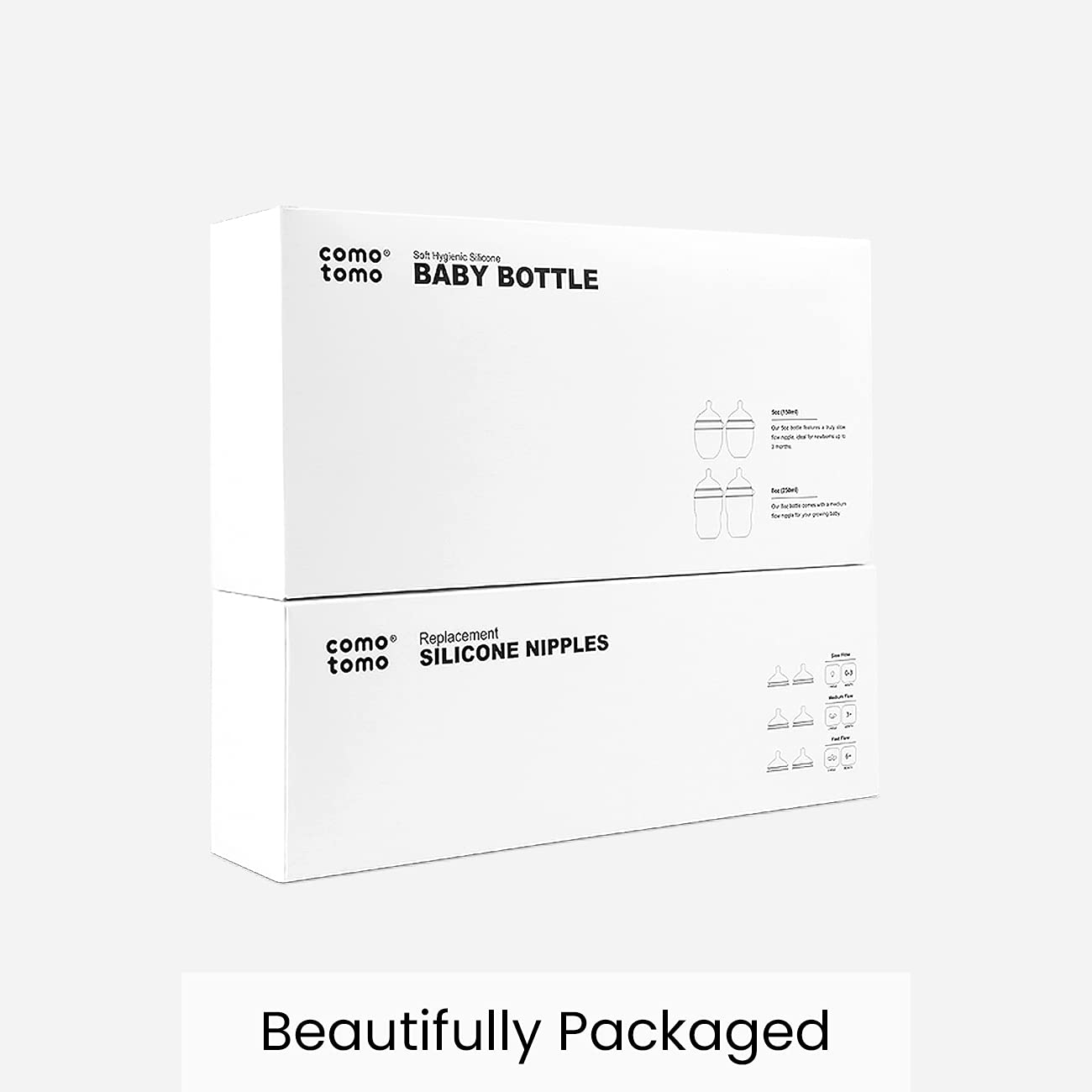 Comotomo Baby Bottle Bundle - Green (7-Piece) view 4