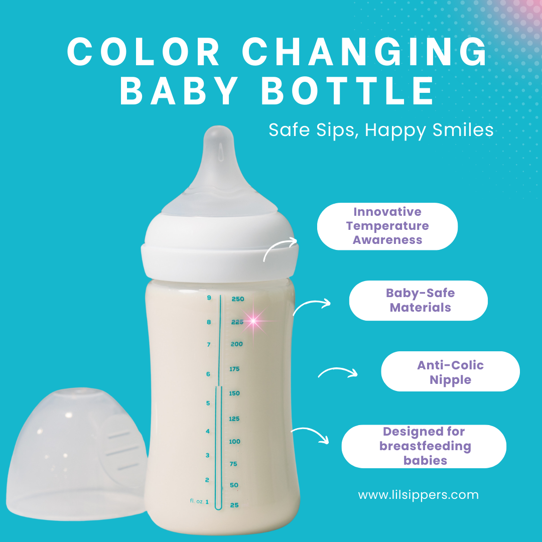 Lil Sippers Color Changing Baby Bottle - 8oz 3-Pack view 3