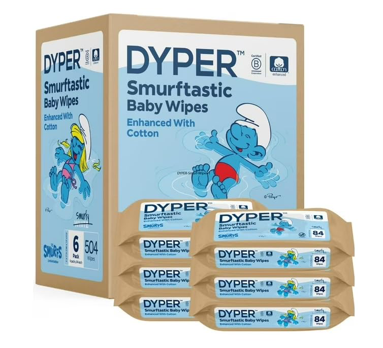 DYPER Smurftastic Baby Wipes