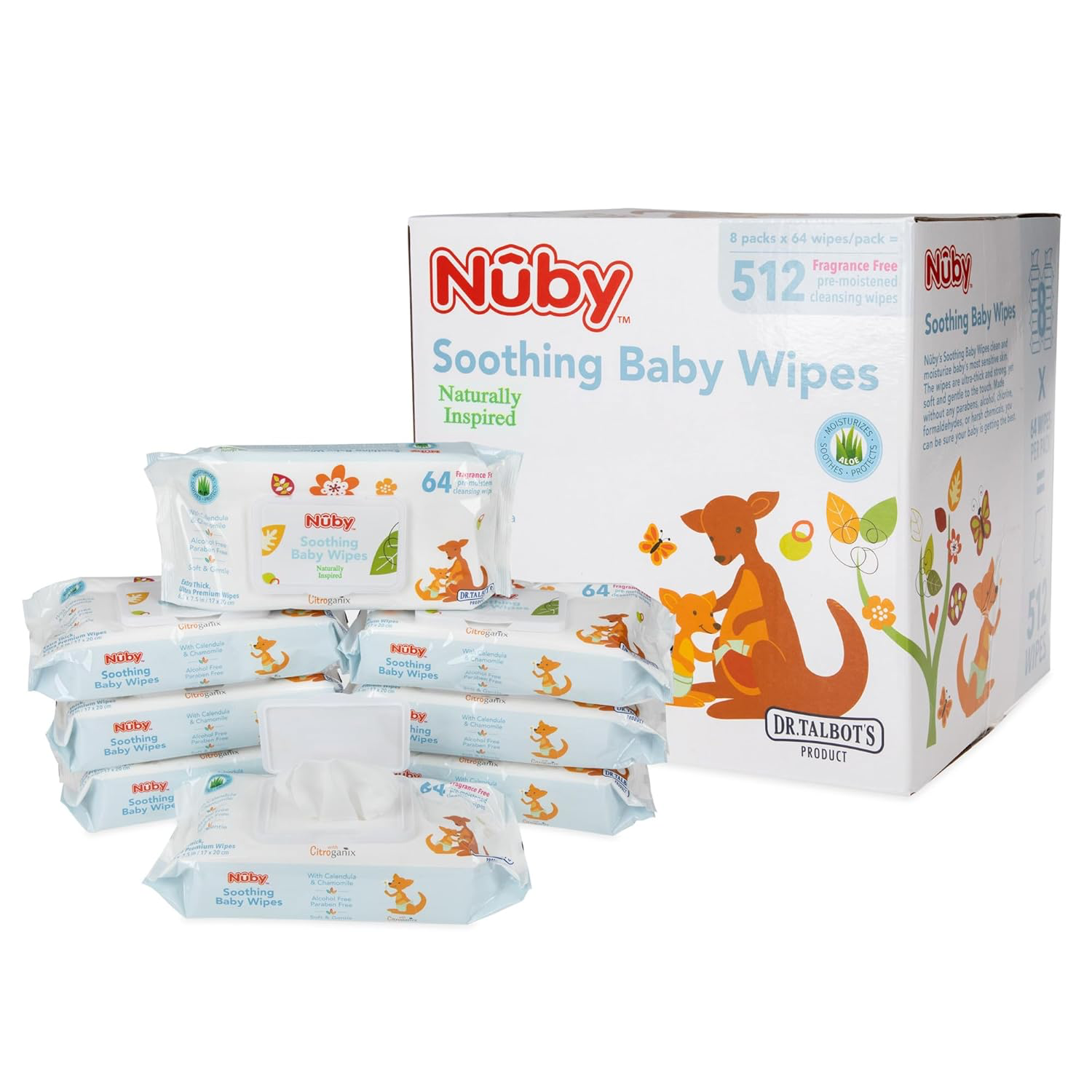 Nuby's Soothing Ultra Premium Baby Wipes