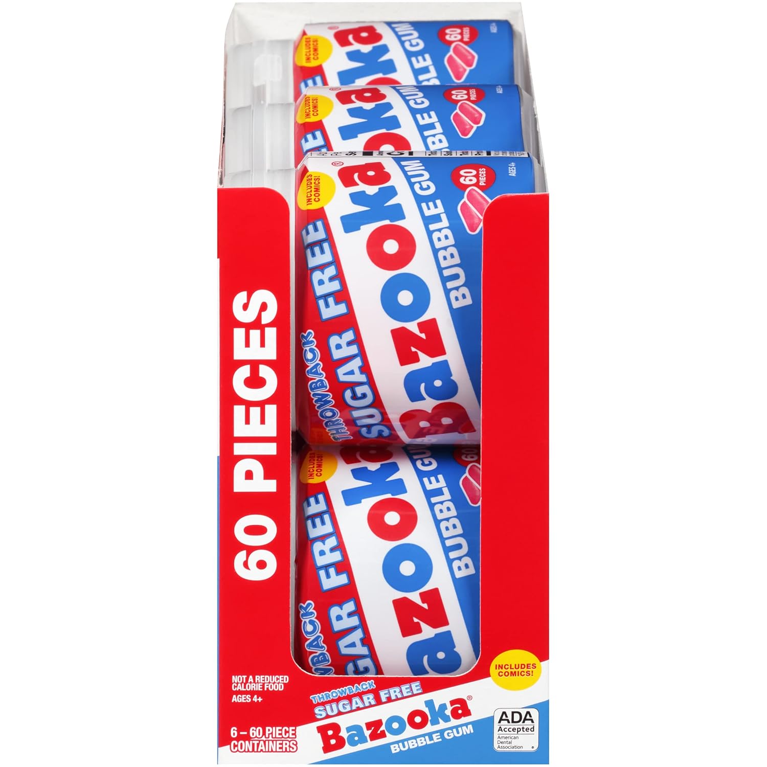 Bazooka Sugar Free Bubble Gum view 3