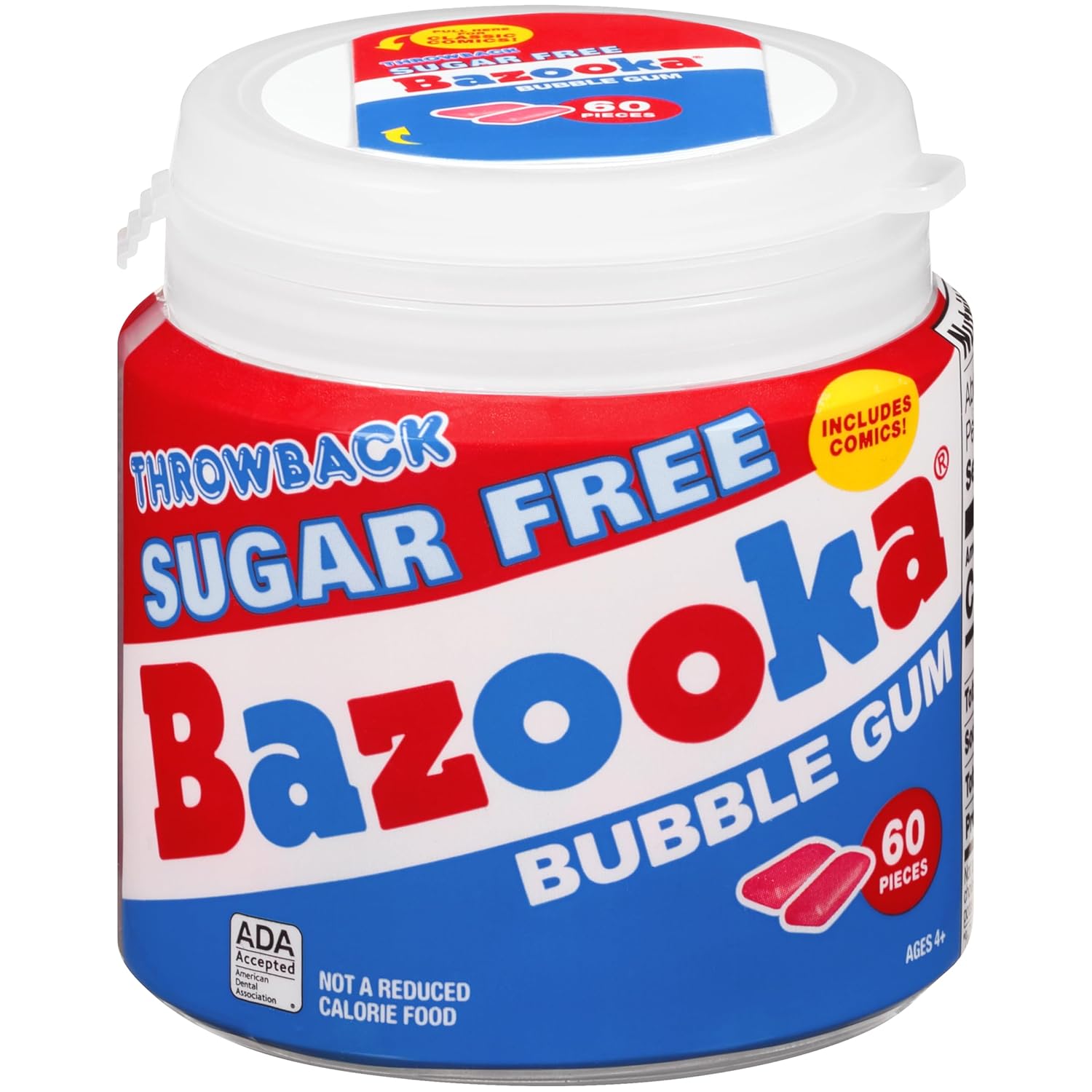 Bazooka Sugar Free Bubble Gum view 4