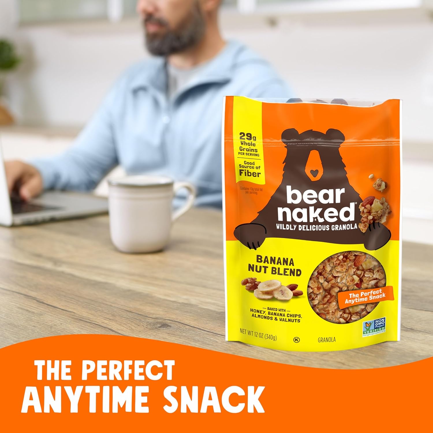 Bear Naked, All Natural Granola, Banana Nut, 12 oz view 4