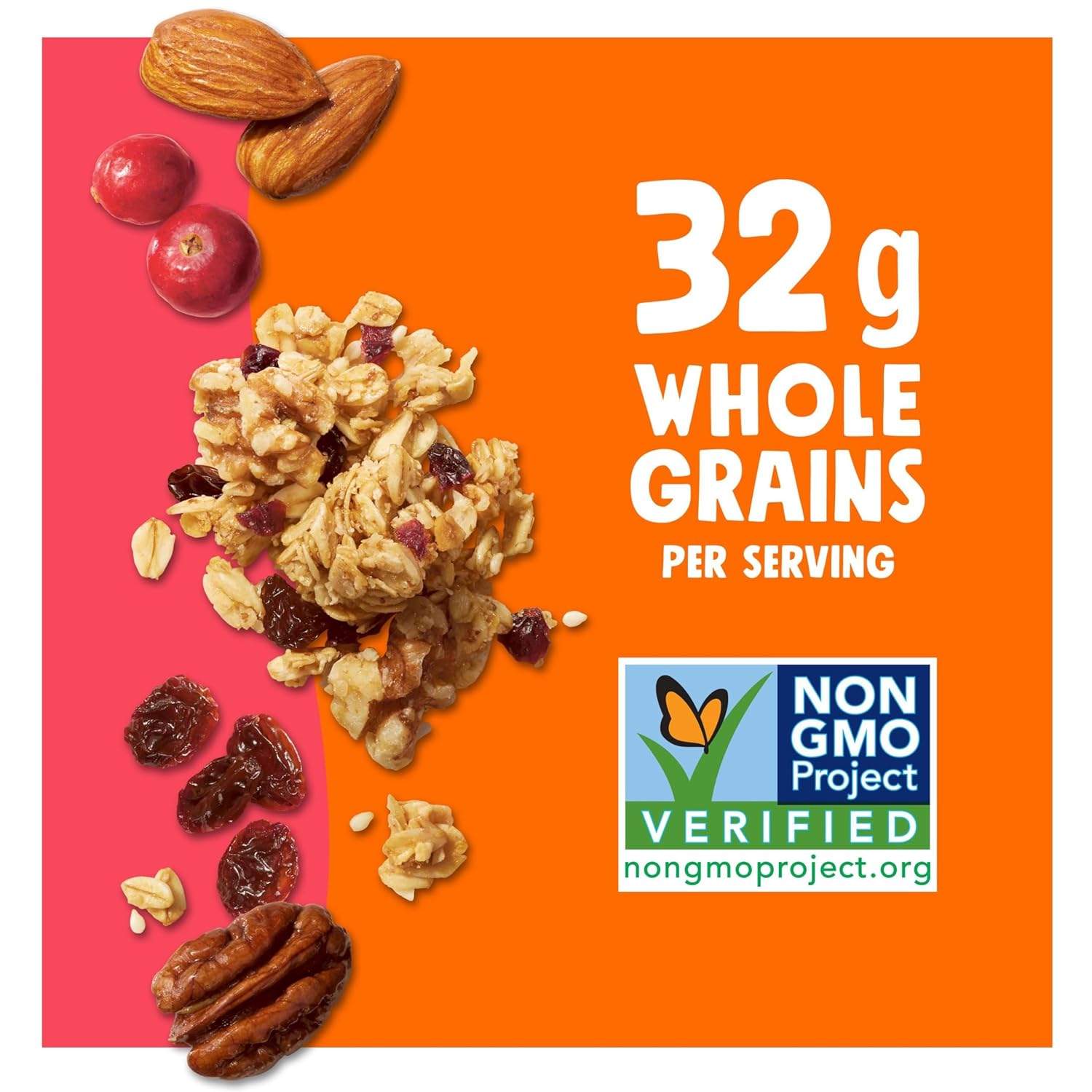 Bear Naked Granola Cereal, Breakfast Snacks, Fruit and Nut, 12oz Bag (1 Bag) view 4