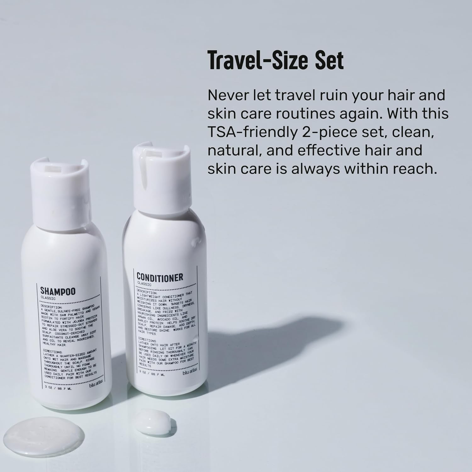 Blu Atlas Travel Size Shampoo Conditioner Set view 2