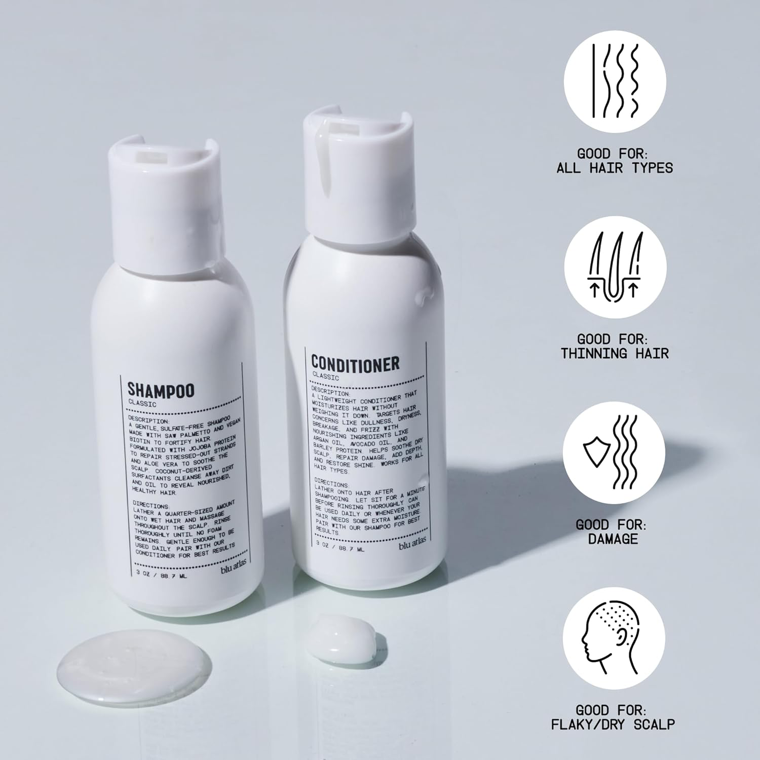 Blu Atlas Travel Size Shampoo Conditioner Set view 4