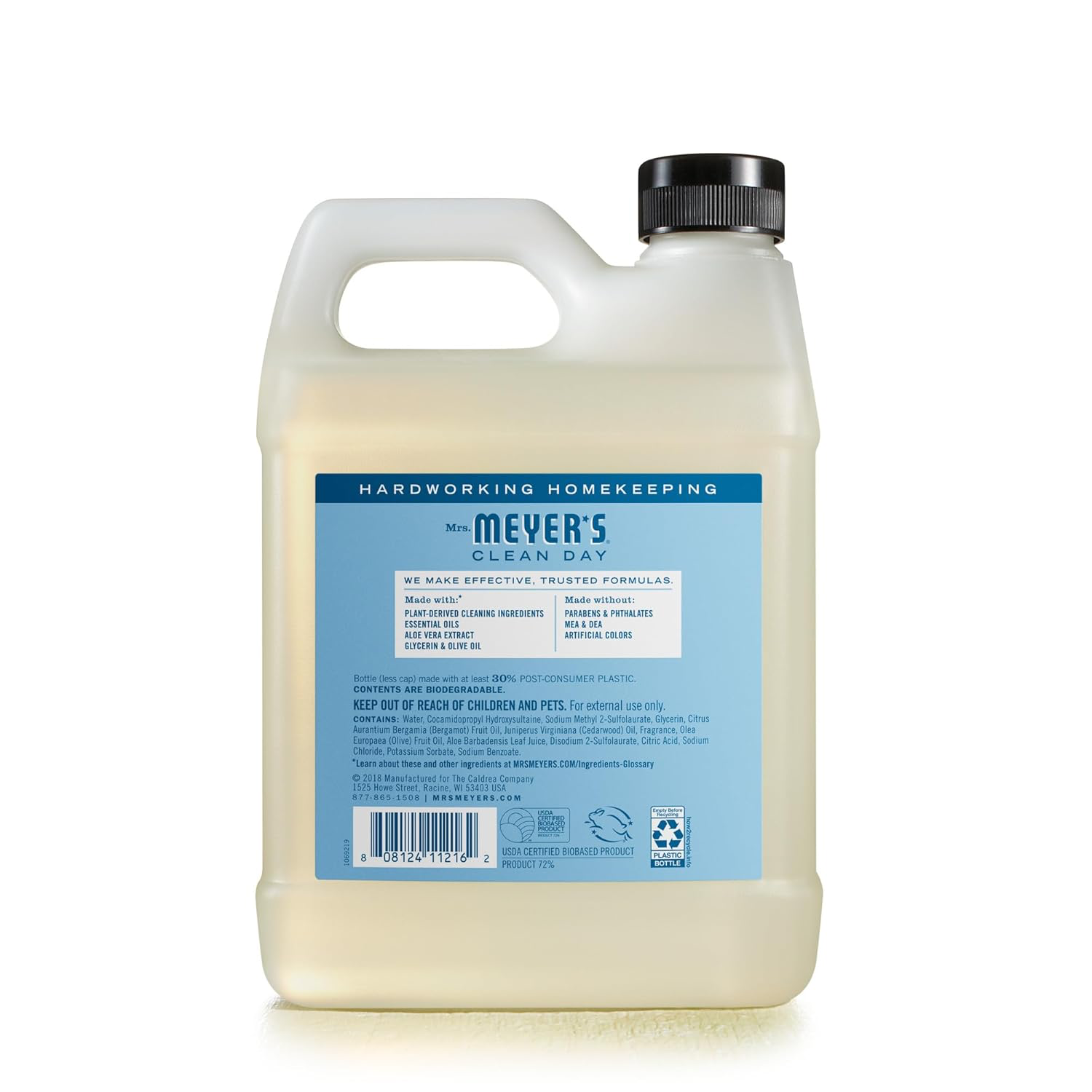 Mrs. Meyer's Clean Day Hand Soap Refill - Rainwater view 2