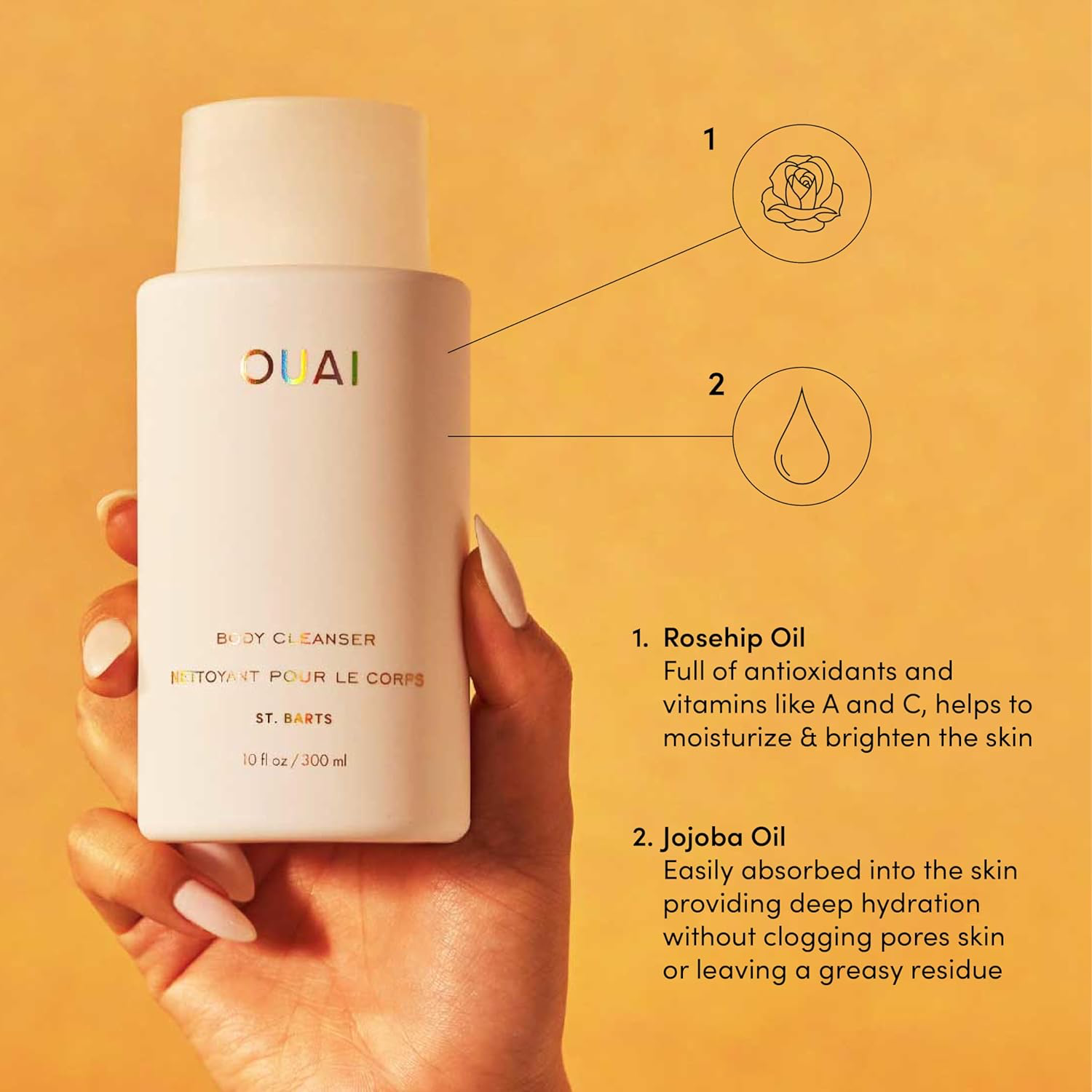 OUAI Body Cleanser - St. Barts view 3