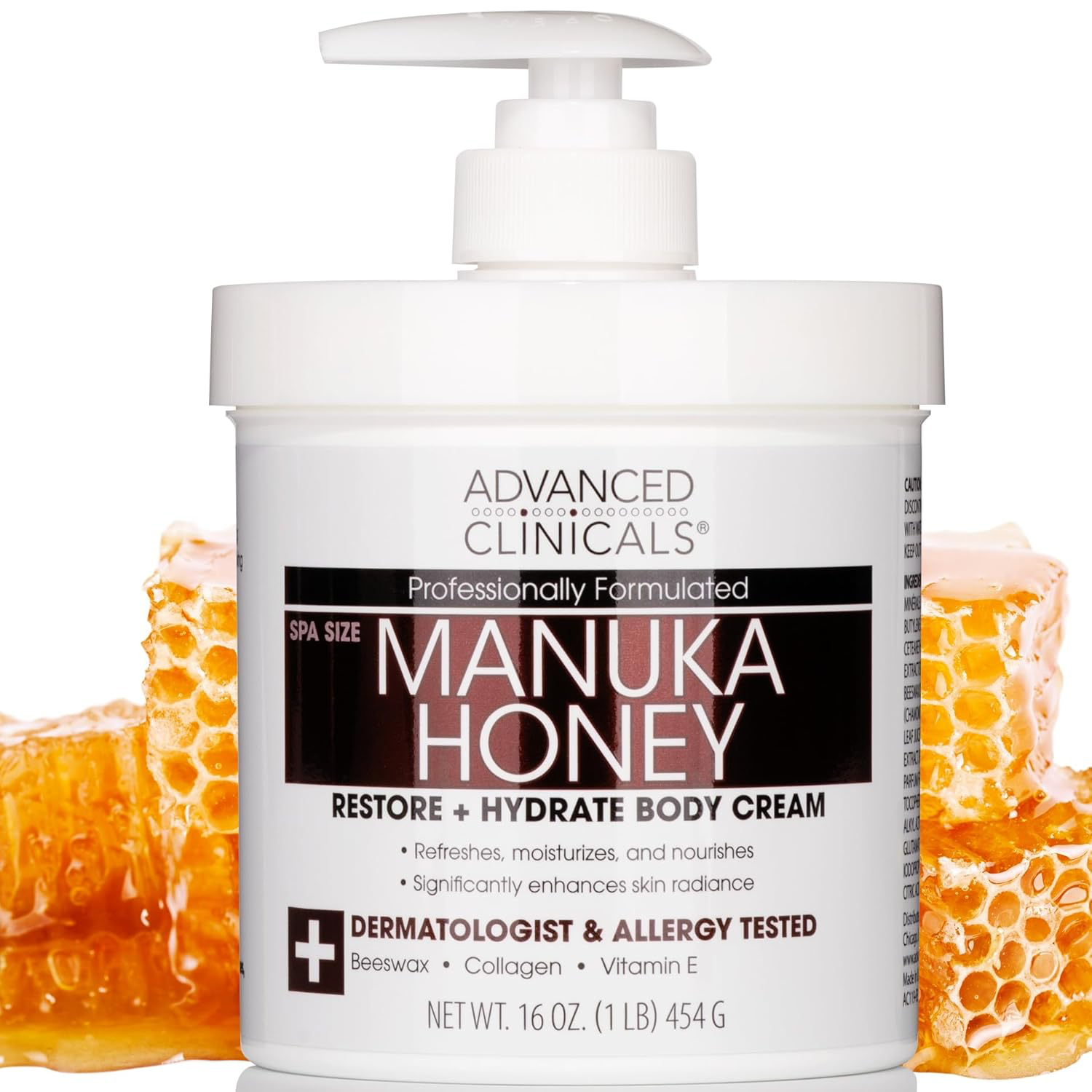 Advanced Clinicals Manuka Honey - 16 oz