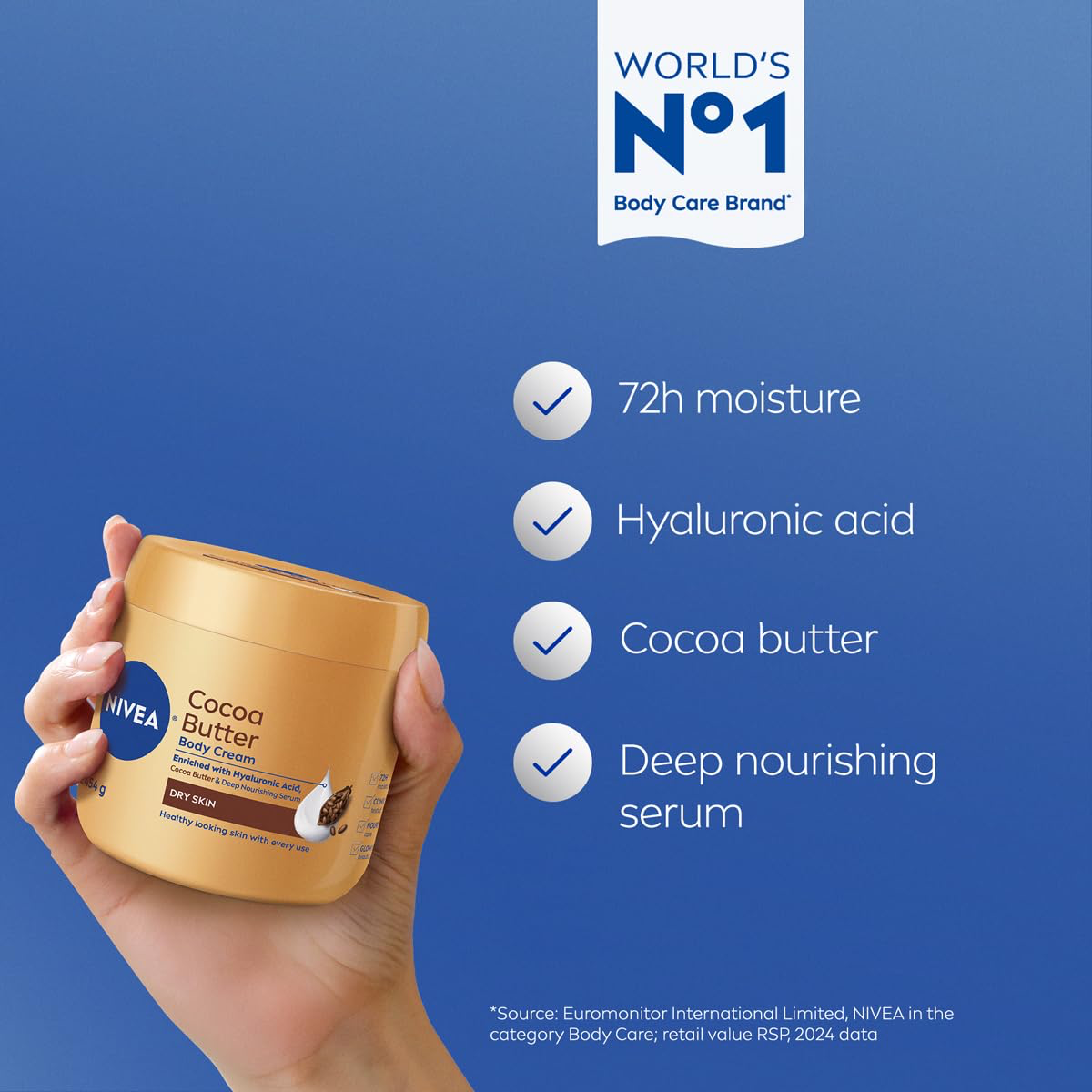 NIVEA Cocoa Butter Body Cream view 3