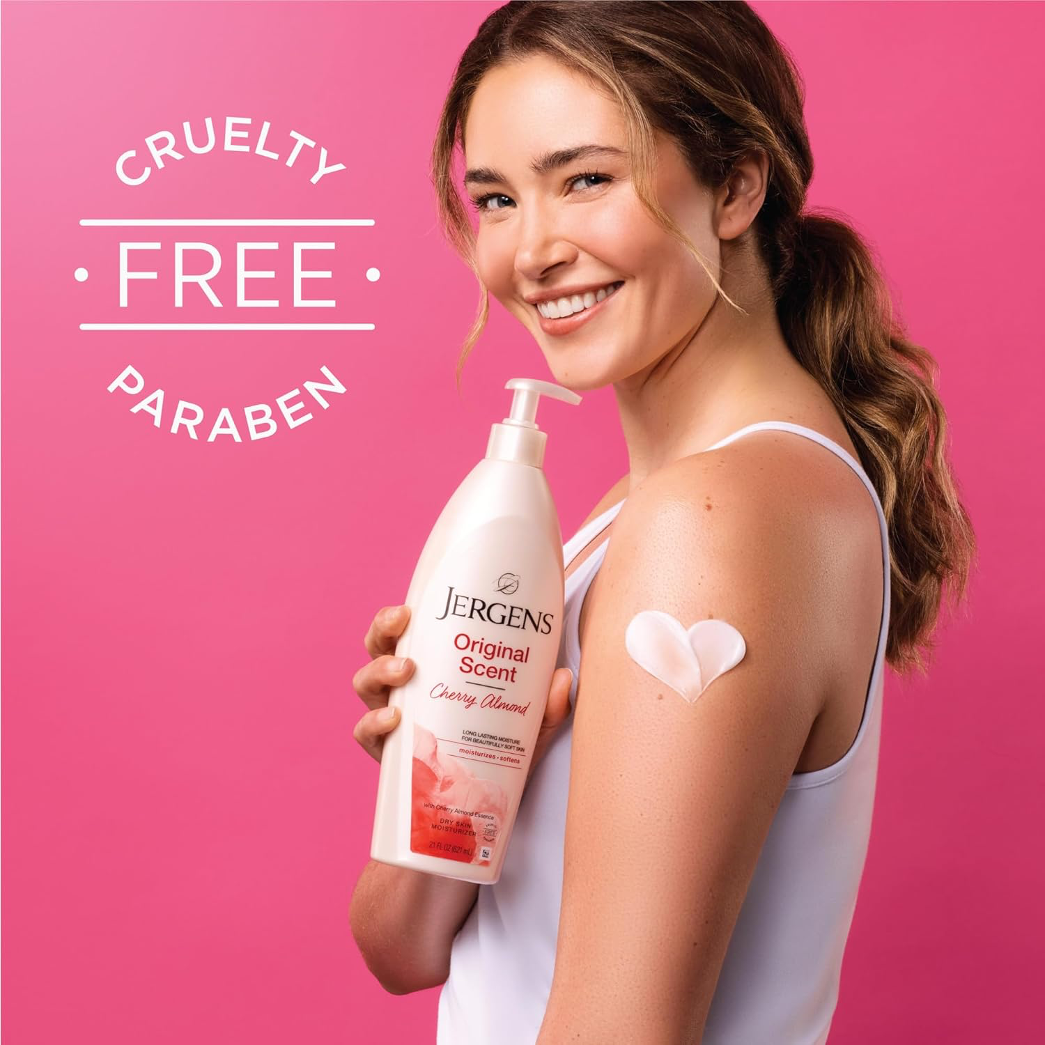 Jergens Original Scent Dry Skin Body Lotion with Cherry Almond view 2