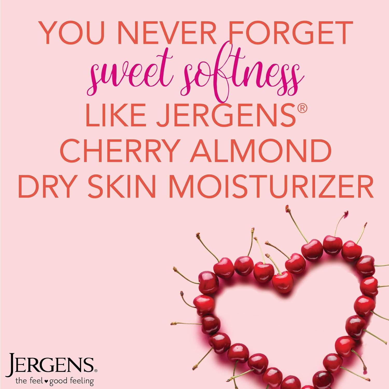 Jergens Original Scent Dry Skin Body Lotion with Cherry Almond view 3