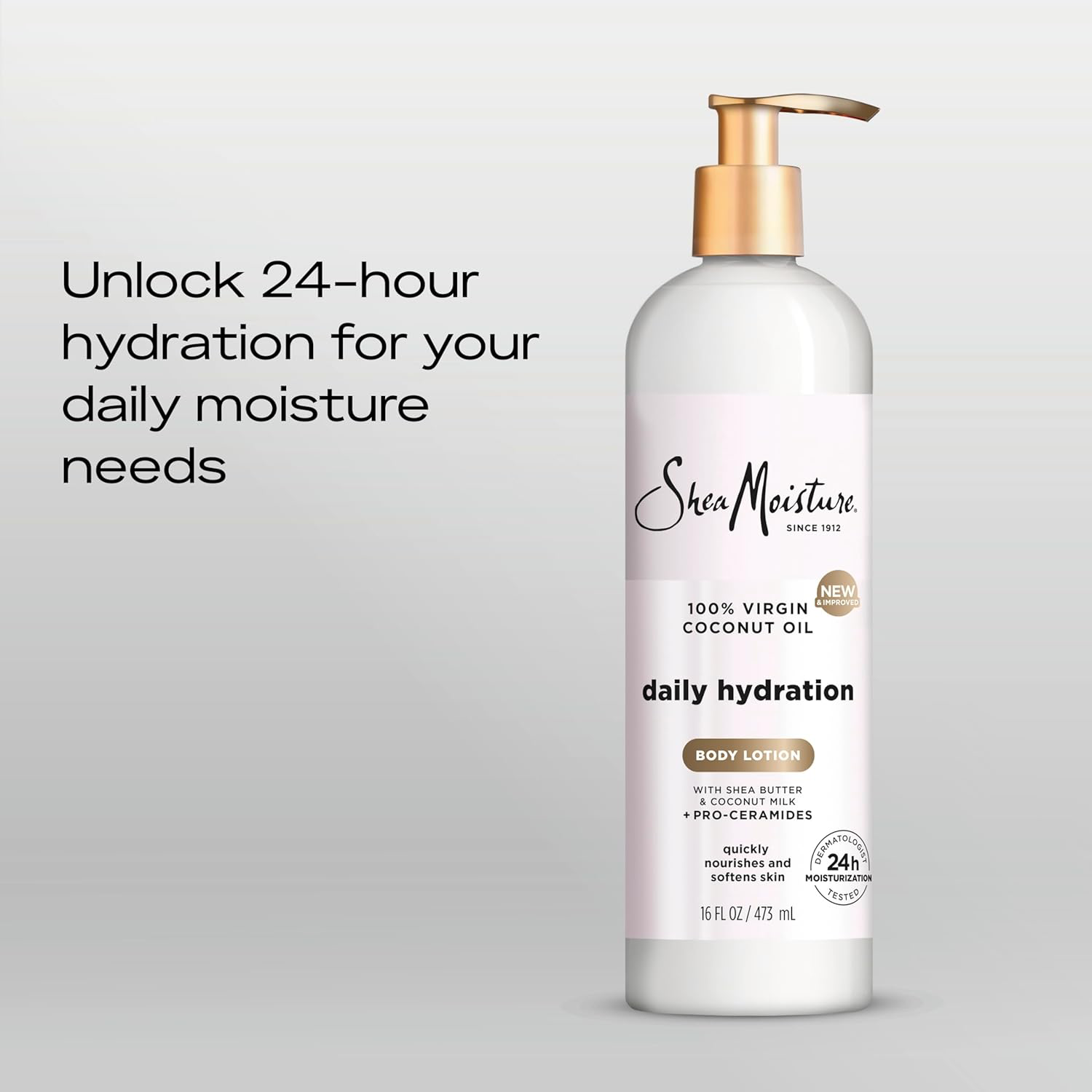 SheaMoisture Daily Hydration Body Lotion with Virgin Coconut Oil view 4