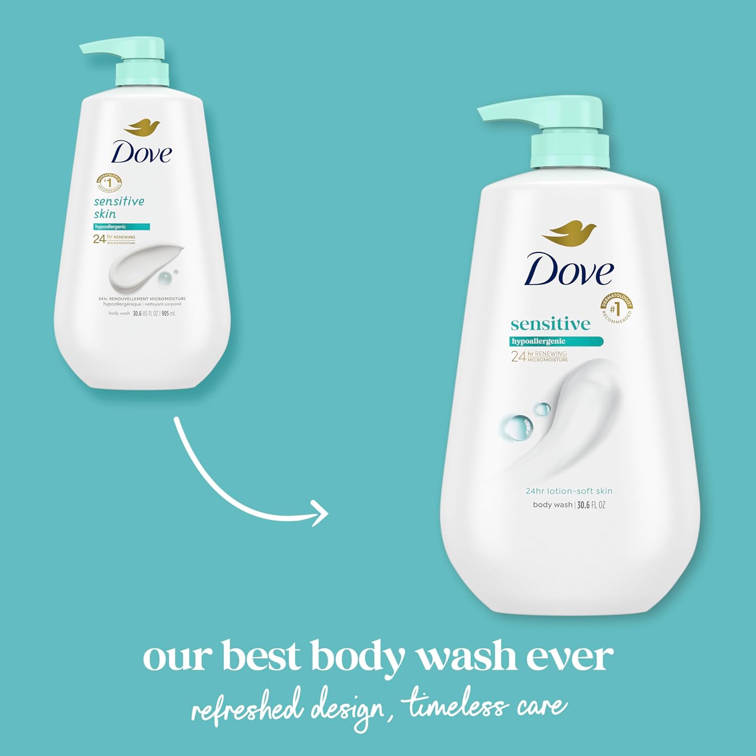 Dove Sensitive Skin Body Wash view 3