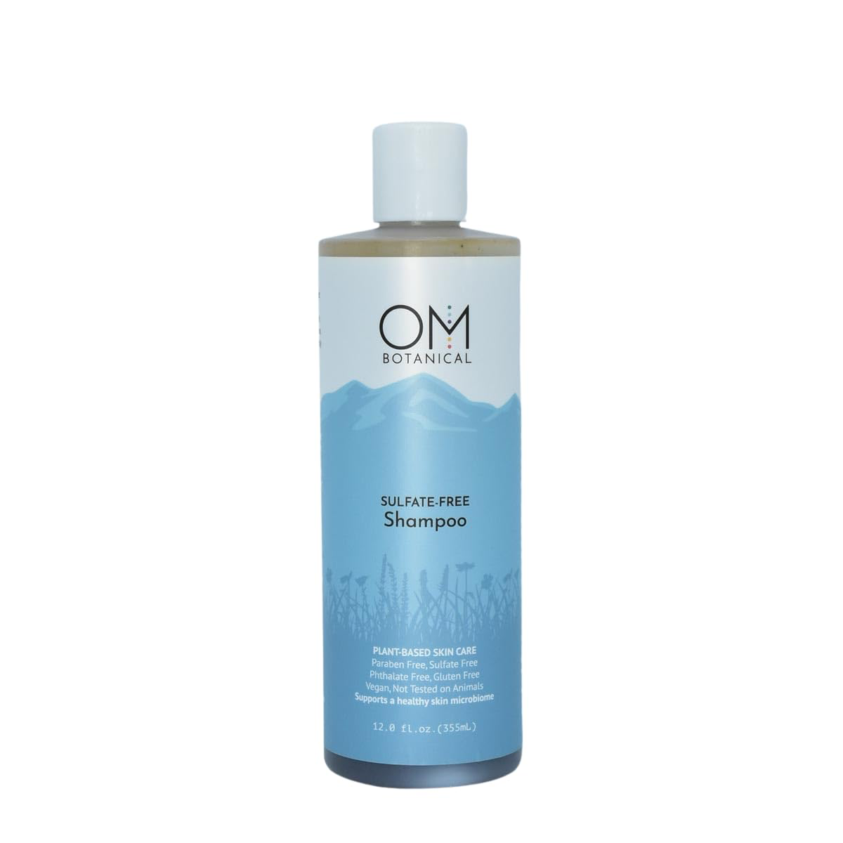 OM Botanical Best Sulfate-Free Organic Shampoo – Ayurvedic Soapnut, Shikakai, Fenugreek & Neem | Prevent Hair Loss, Color Safe Natural Vegan Hair Cleanser for Men & Women
