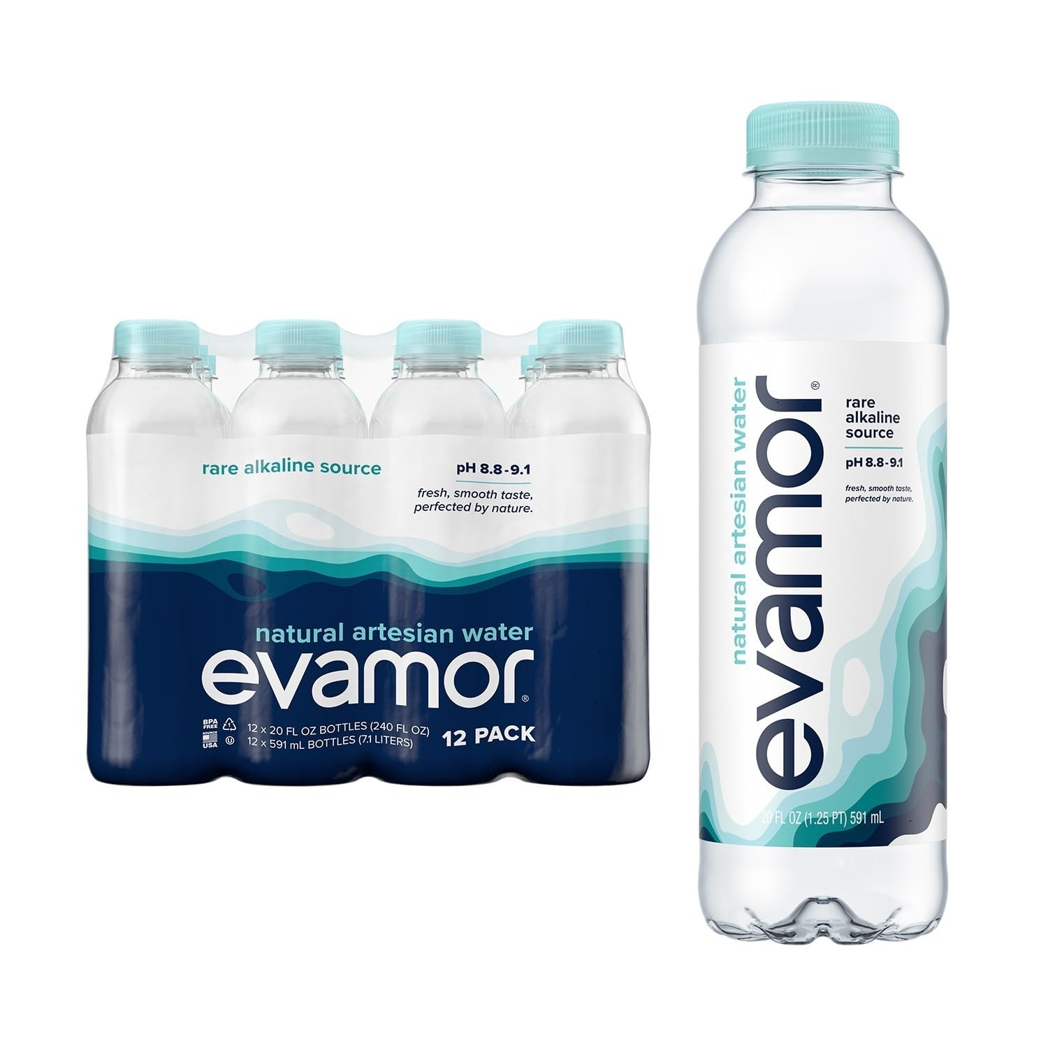Evamor Alkaline Artesian Water