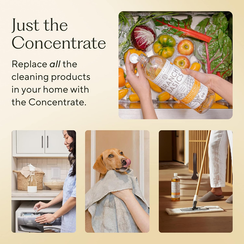 Branch Basics Concentrate Refill (33.8 oz) | All Purpose Multi-Surface Cleaning Concentrate - Replace Every Household Cleaner | Plant & Mineral-Based, Human-Safe, Fragrance Free view 2
