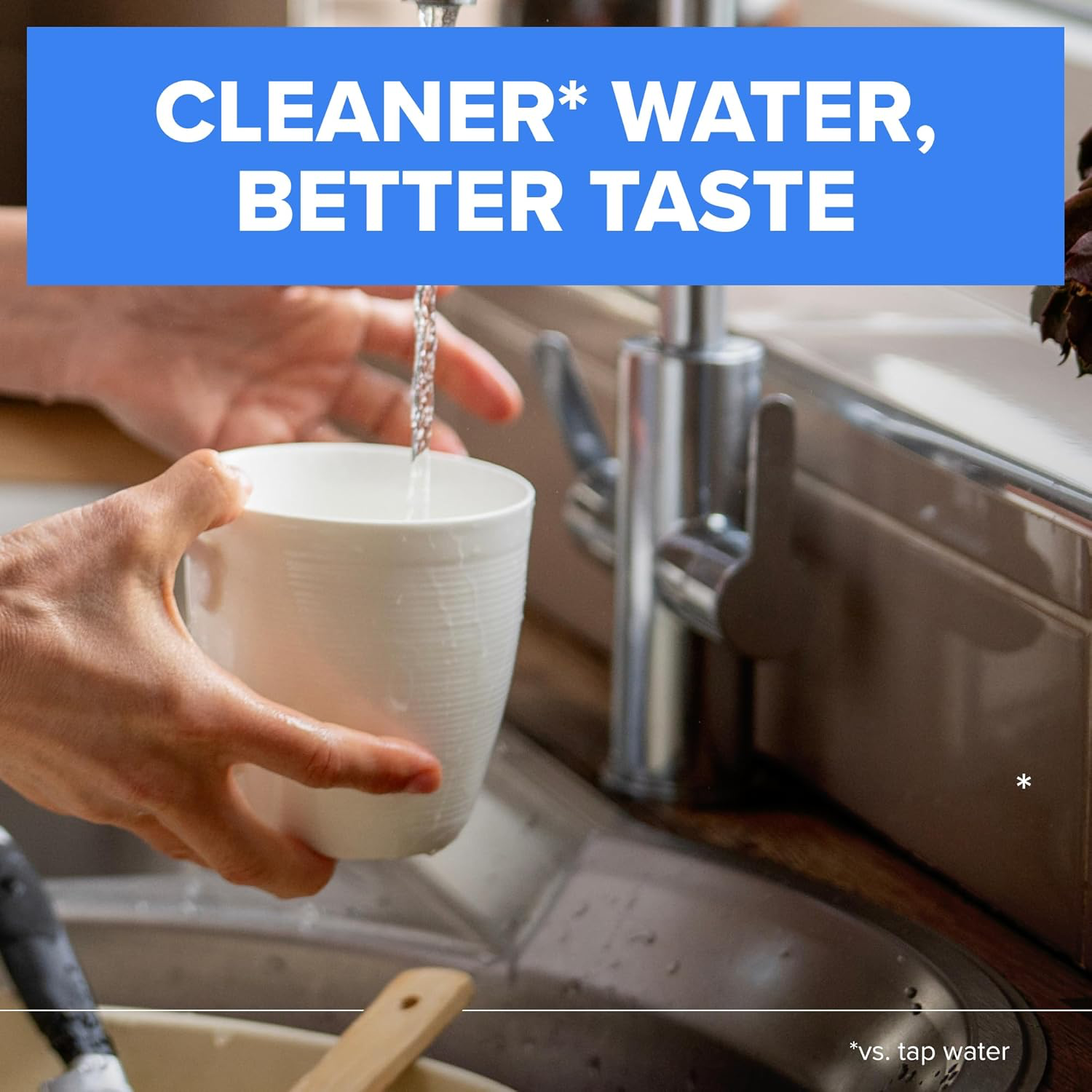 Brita Faucet Mount Water Filter System Chrome view 4