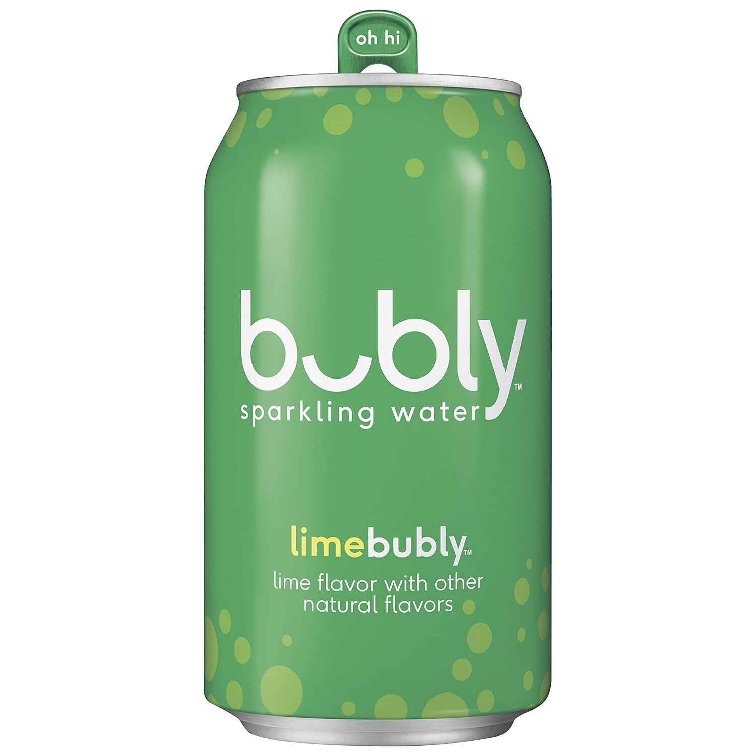 bubly Sparkling Water, Lime, 12 ounce Cans (Pack of 12) view 2