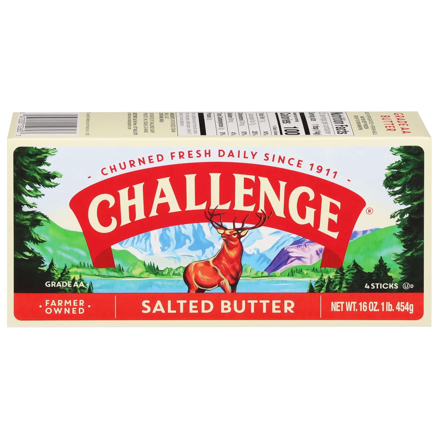 Challenge Dairy, Salted Butter Quarters, 16 oz