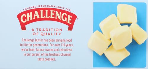 Challenge Dairy, Unsalted Butter Quarters, 16 oz view 3