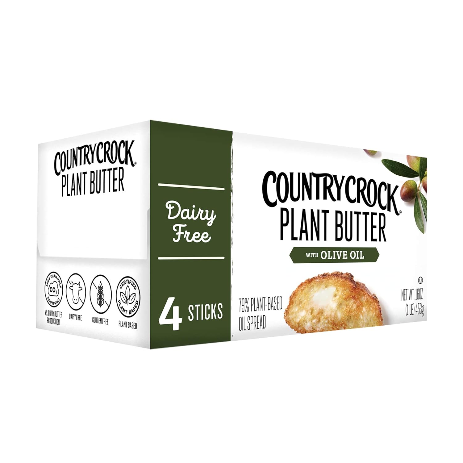 Country Crock Plant Butter with Olive Oil Sticks, 16 oz., 4 Count view 4