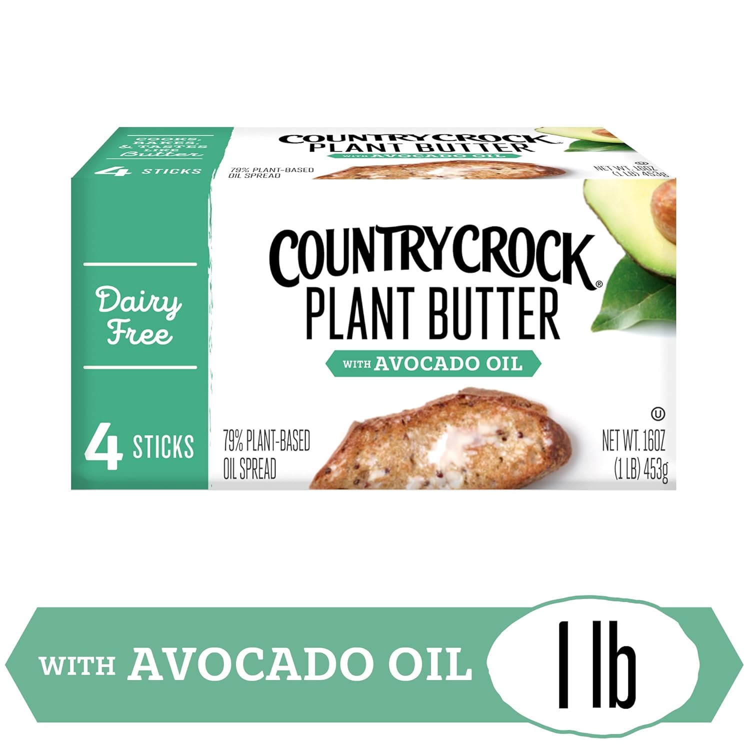 Country Crock Plant Butter Avocado Oil 16oz view 2