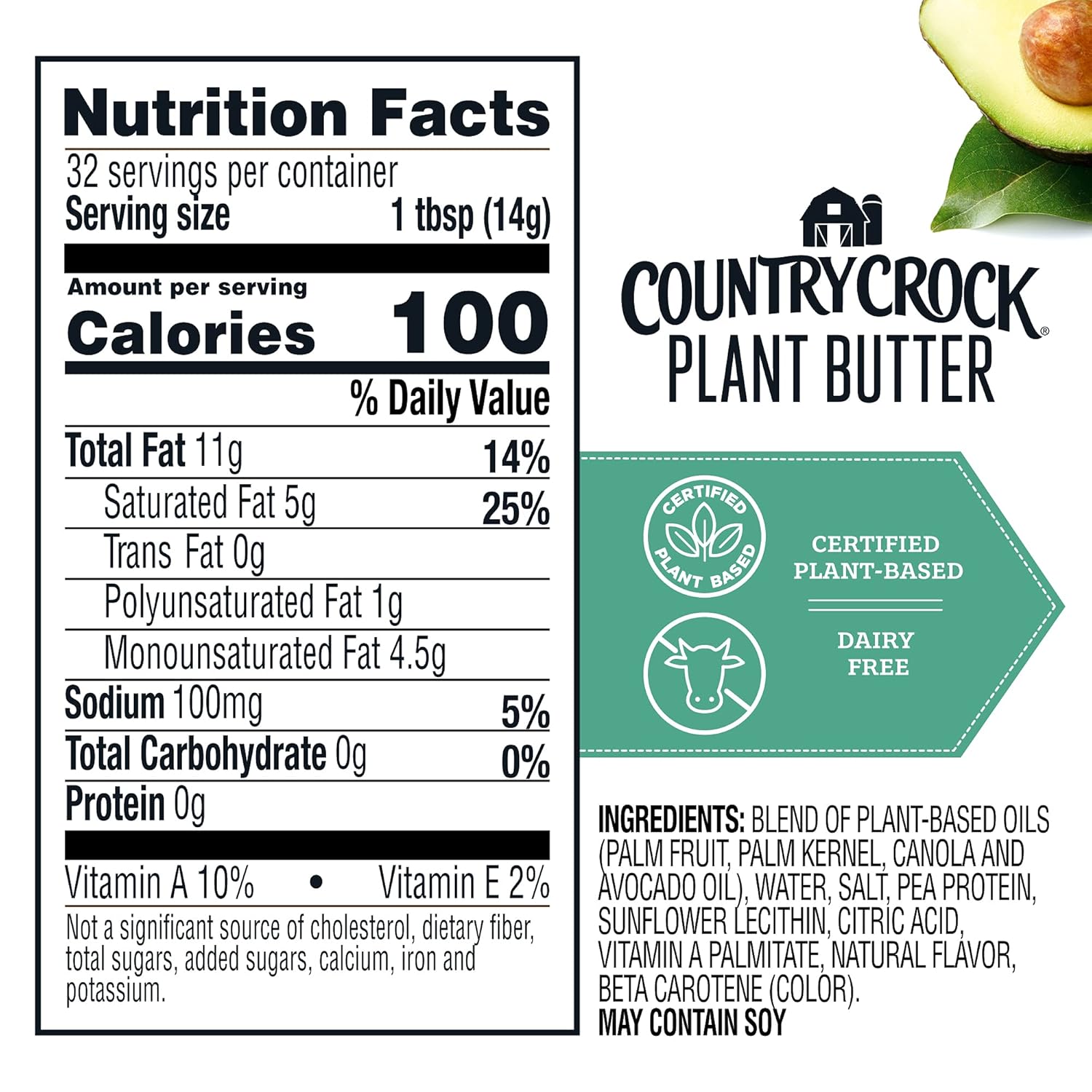 Country Crock Plant Butter Avocado Oil 16oz view 3