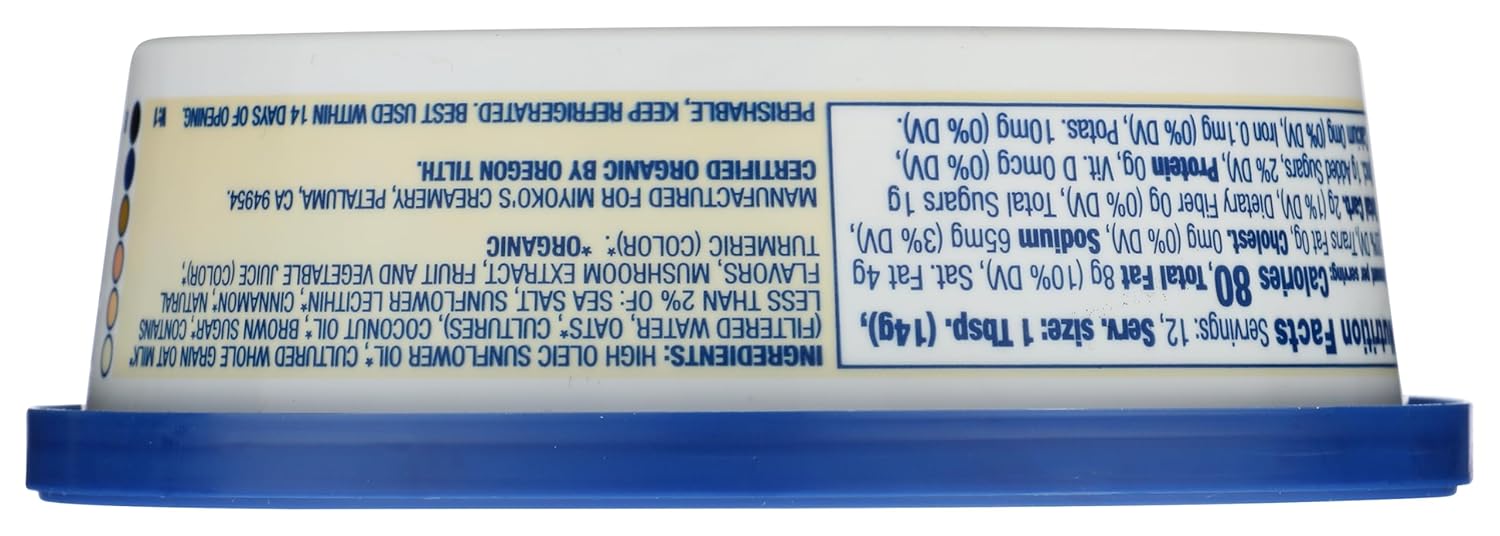 Miyoko's Creamery Organic Cinnamon Brown Sugar Oat Milk Butter, 6 Oz view 2