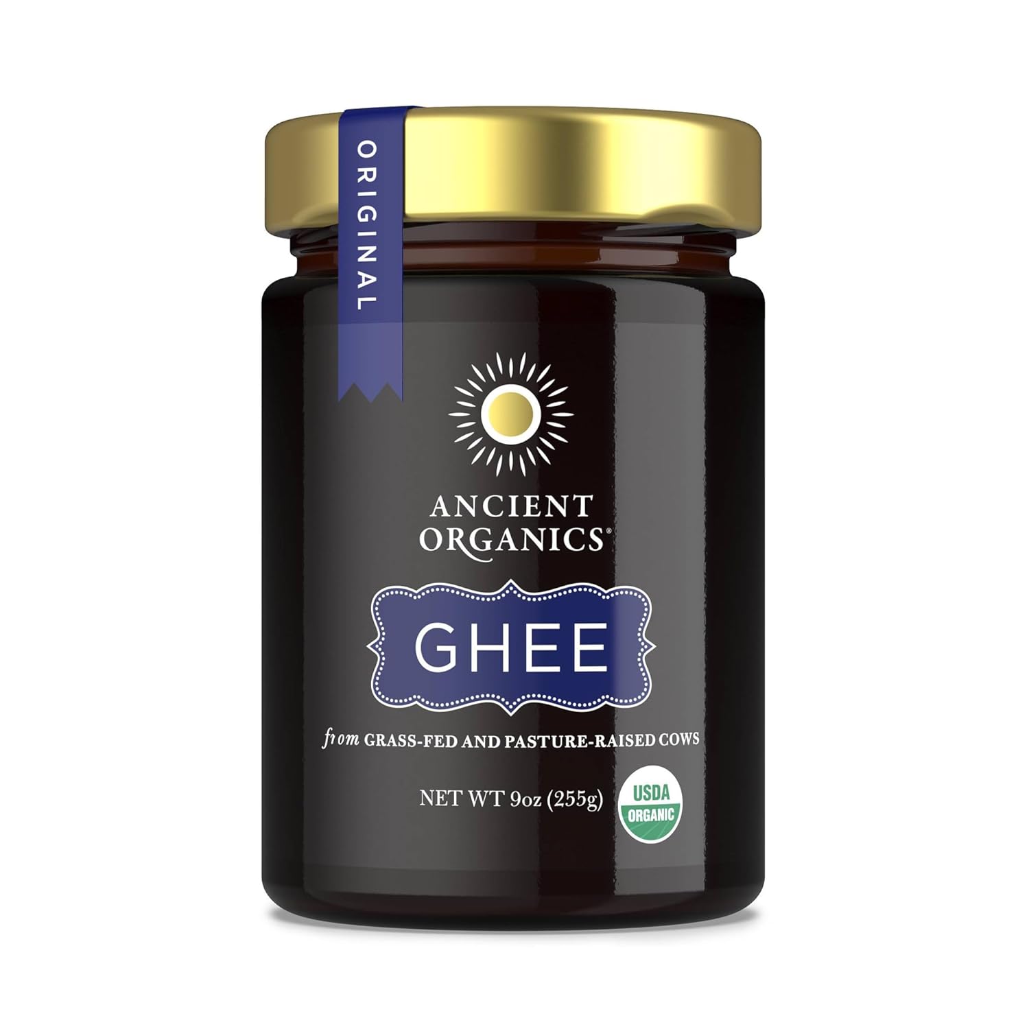 Ancient Organics Ghee - Organic Grass Fed, Gluten Free Clarified Butter