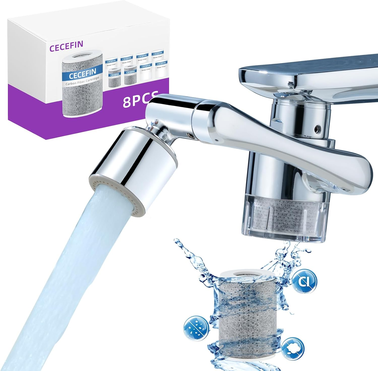 CECEFIN Faucet Extender with Filter